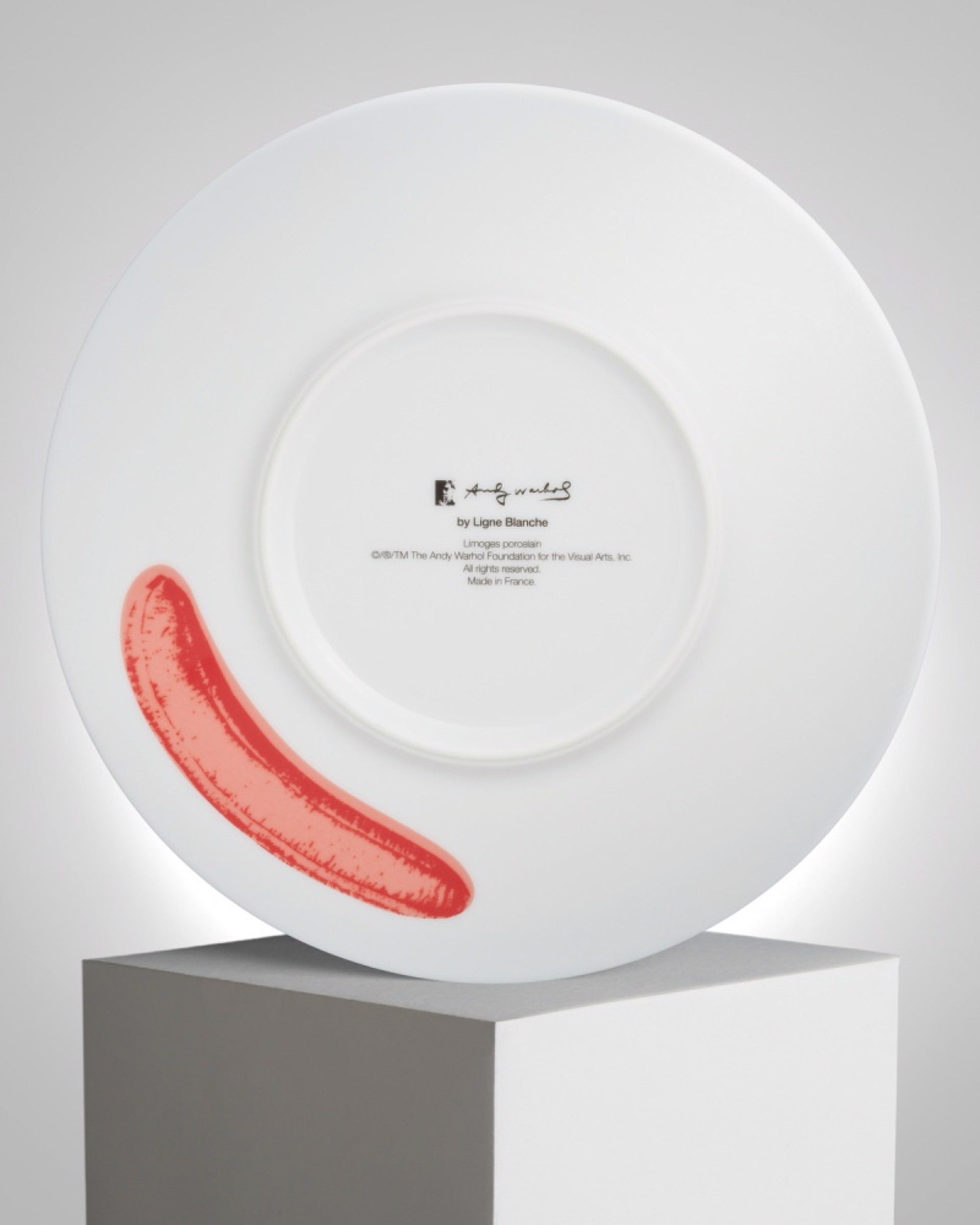 Banana Plate by Andy Warhol