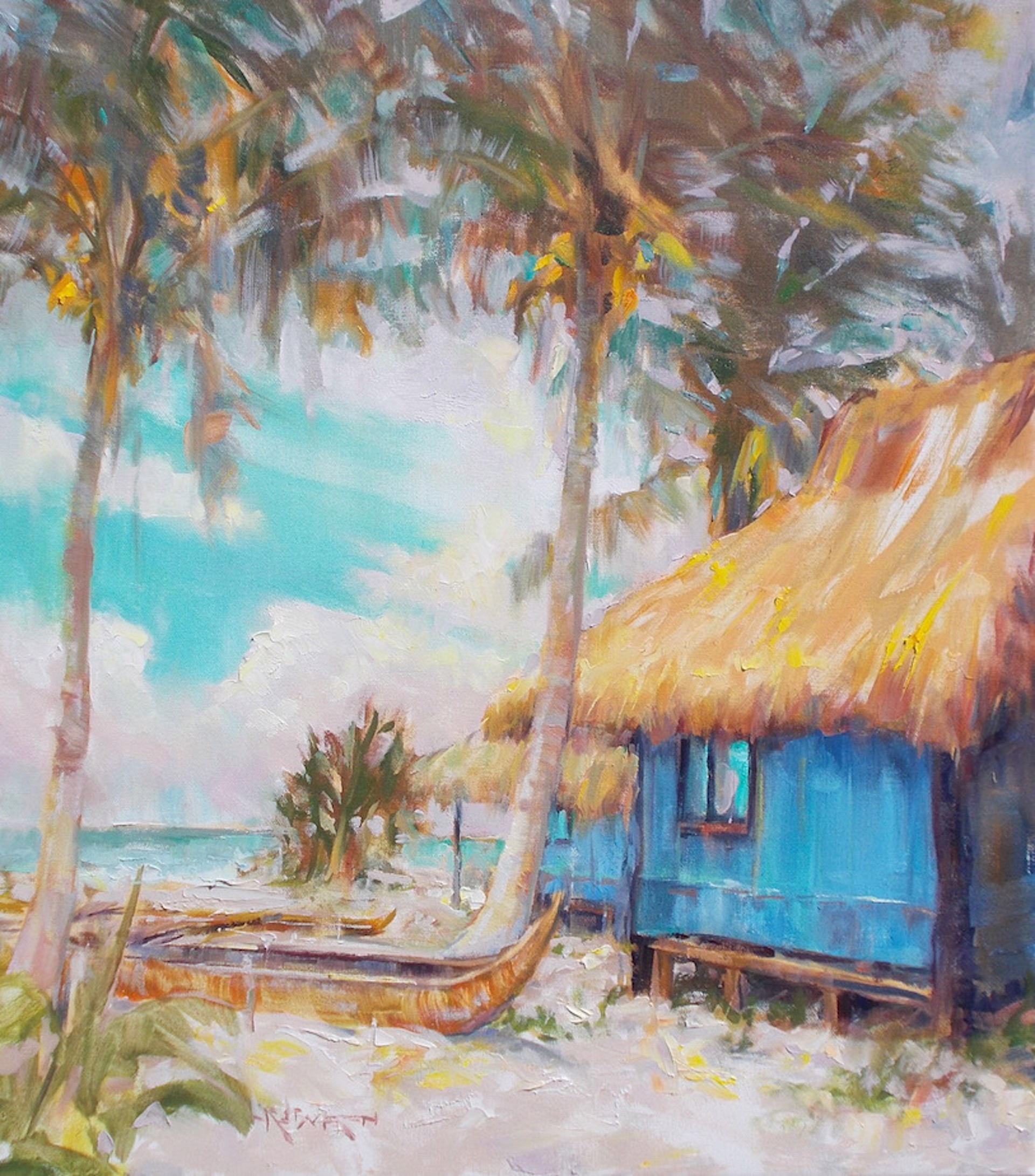 Beach Retreat by Commission Possibilities / Previously Sold ZX