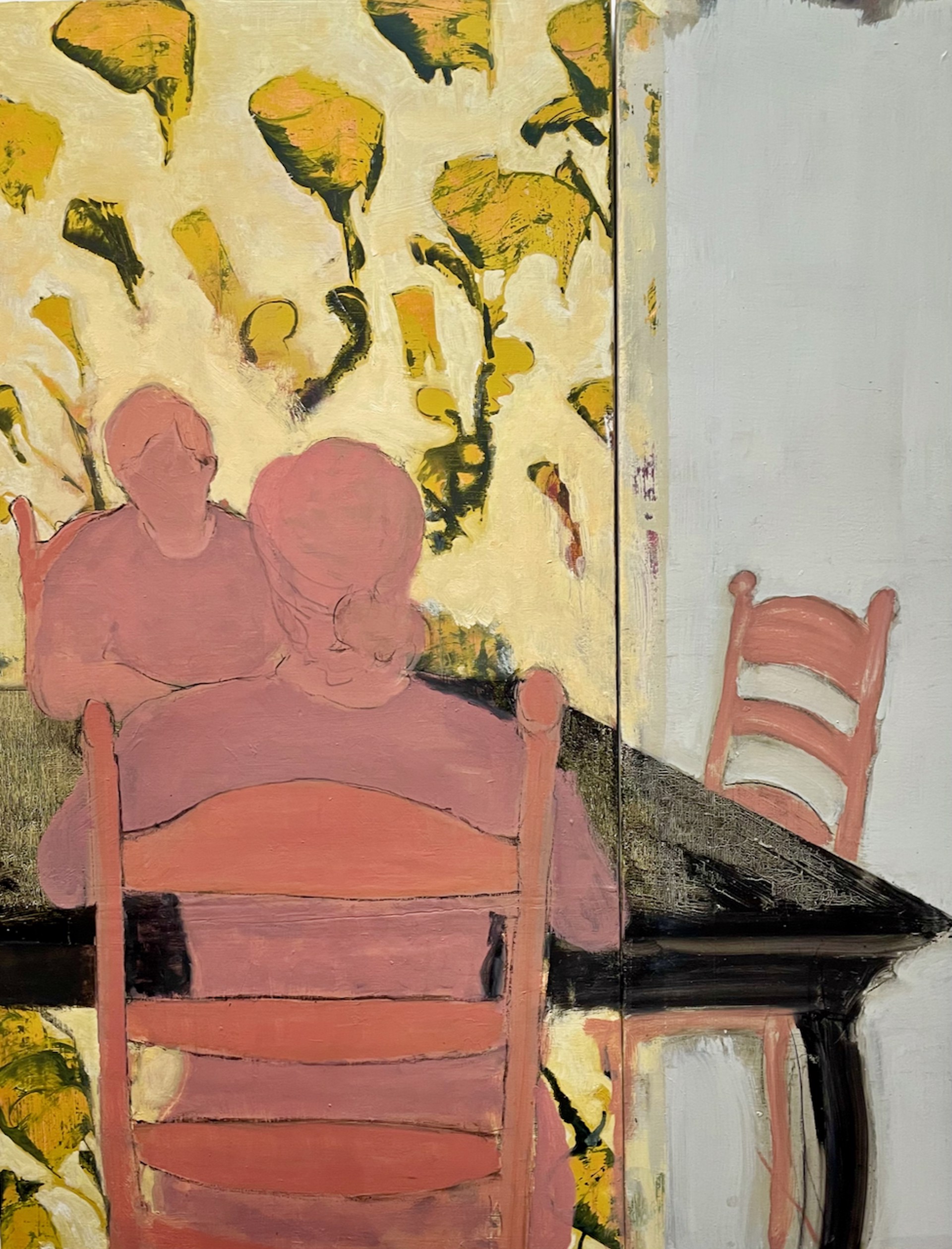 Two at a Table by David Konigsberg