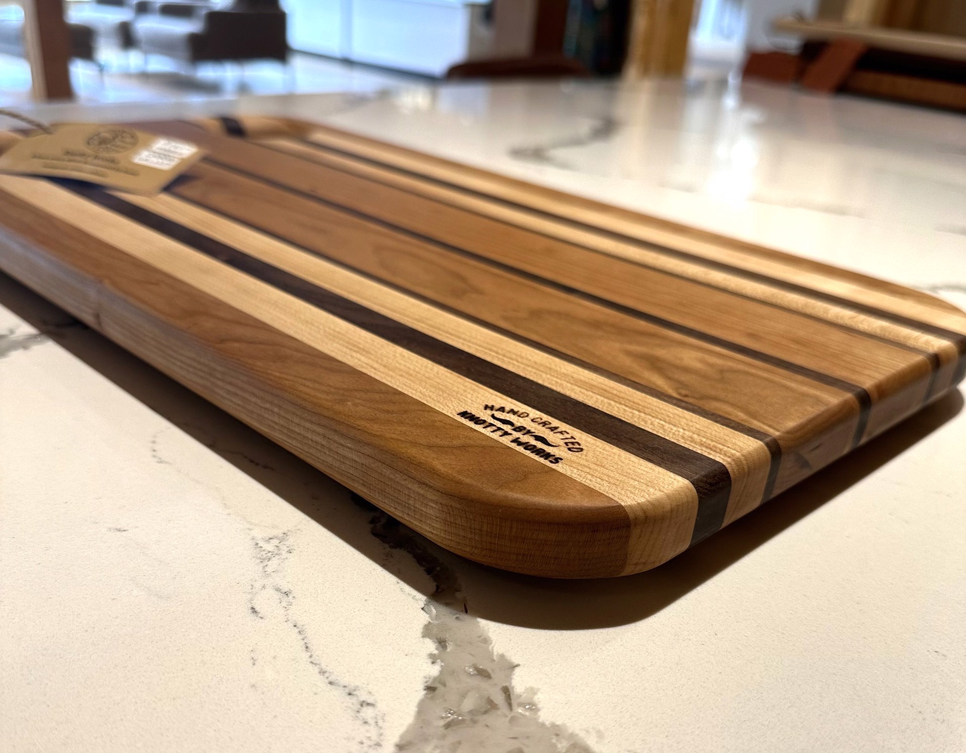 Cutting Board - Maple, Cherry, Walnut by Edward McCallum