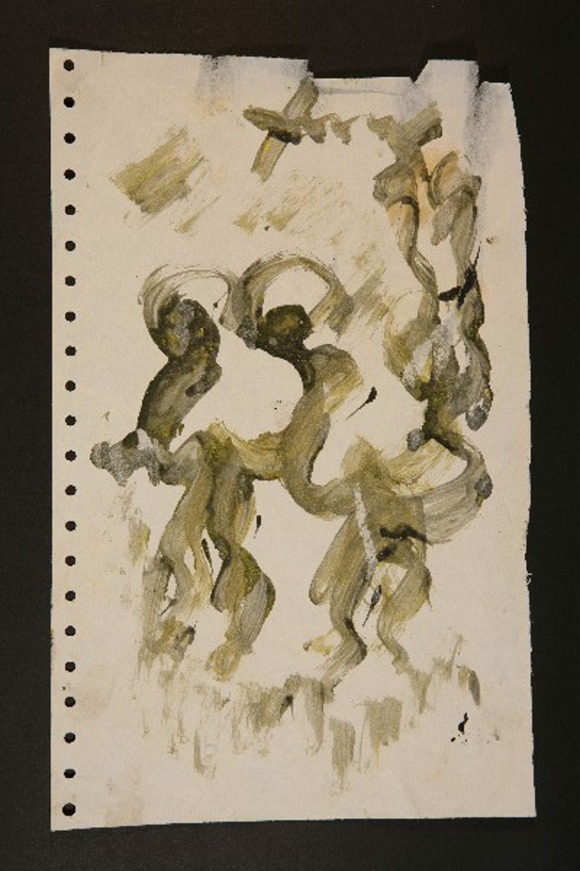 Drawing from the 1990's #89 by Purvis Young (1943 - 2010)