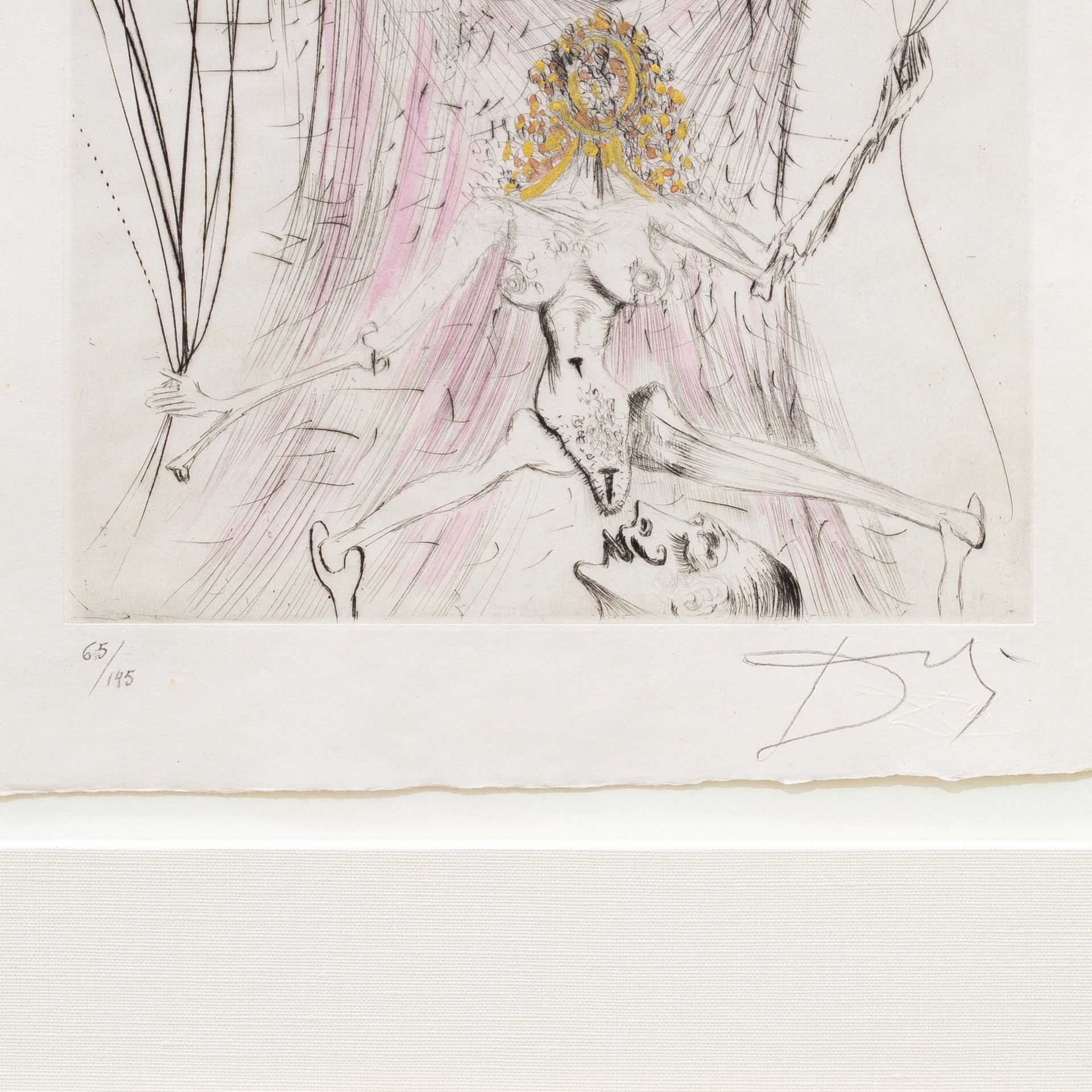 Venus in Furs "Woman Holding Veil" by Salvador Dalí