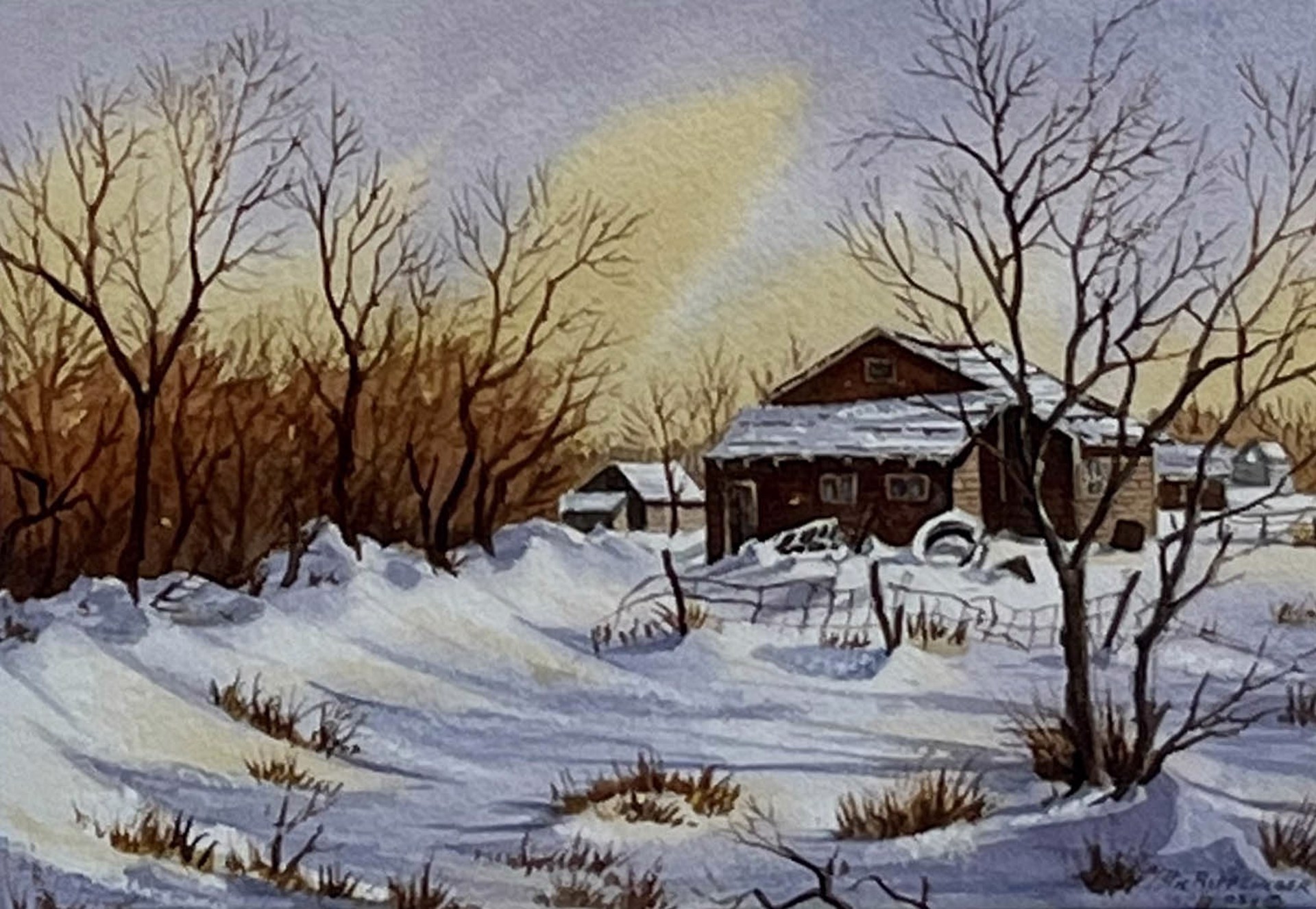 Winter Glow III by Henry Ripplinger