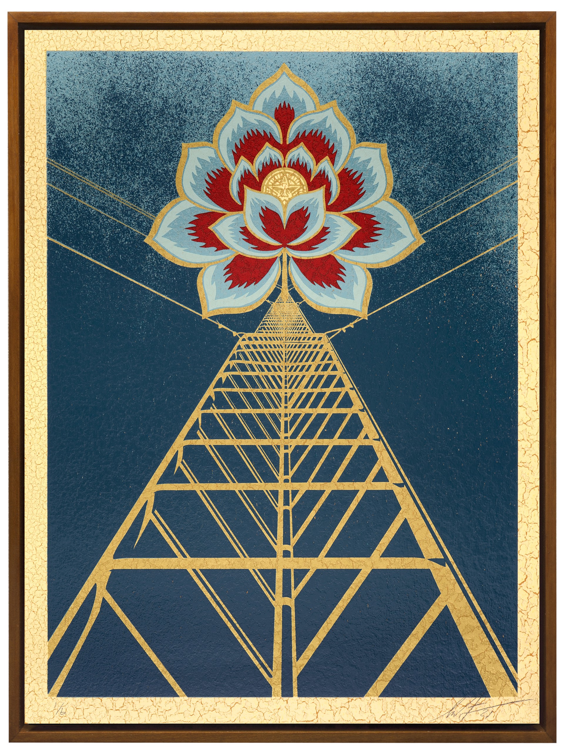 Flower Power (Blue) by Shepard Fairey / Limited editions