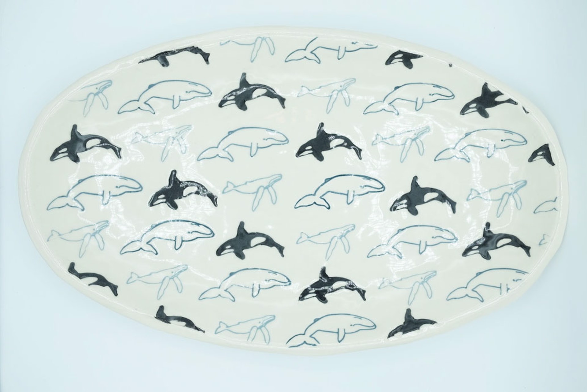 Whale Platter by Laura Cooke