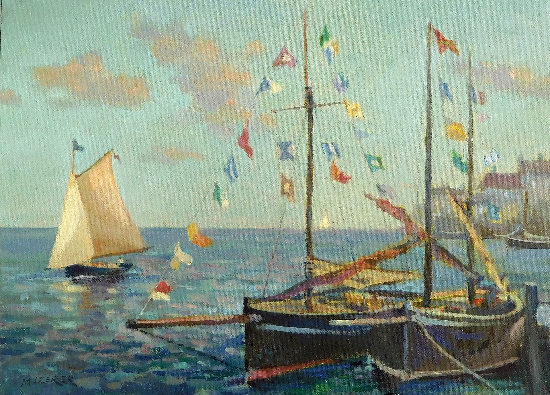 "Harbor Festival" by Leonard Mizerek