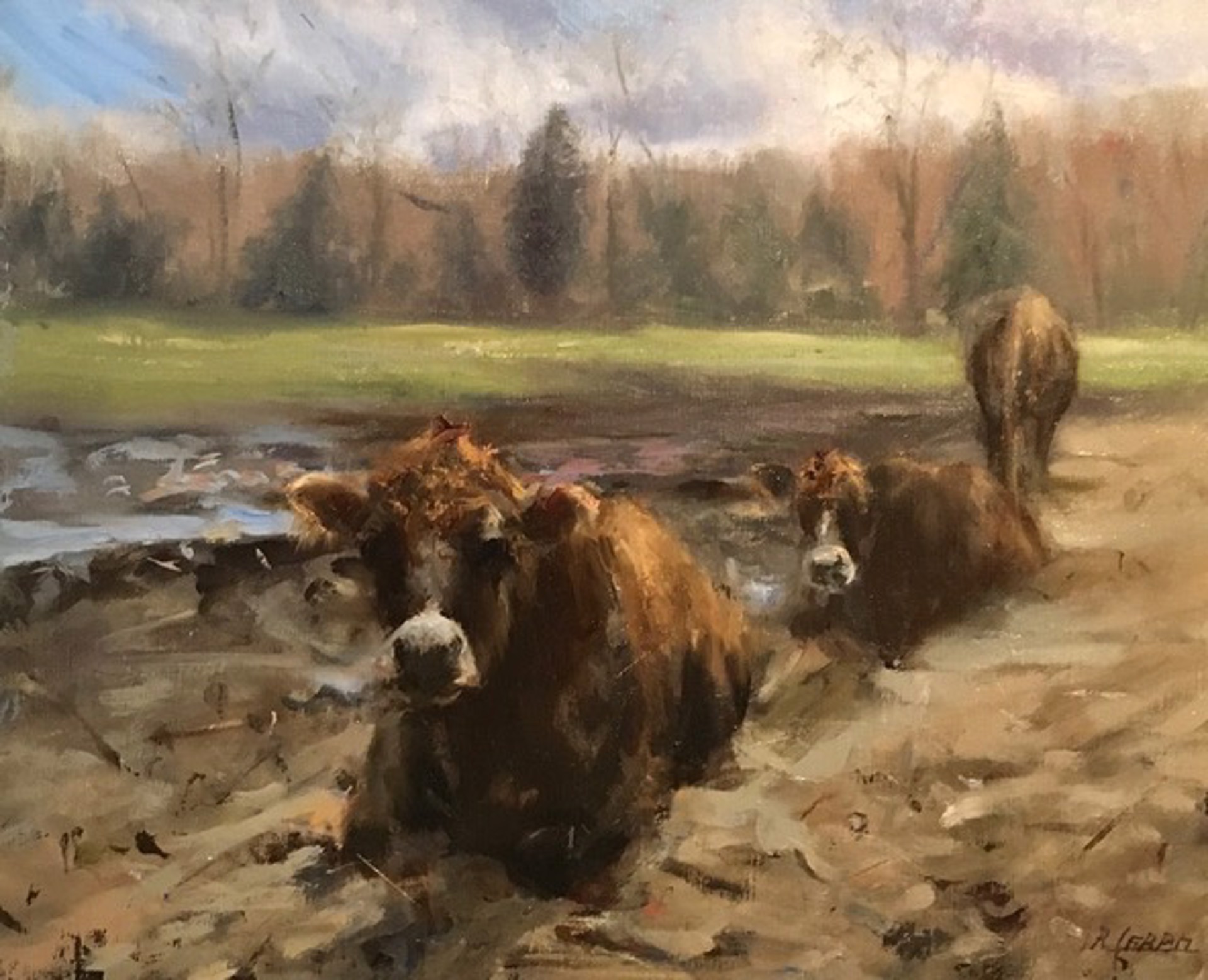 Cow Pasture by Rosanne Cerbo