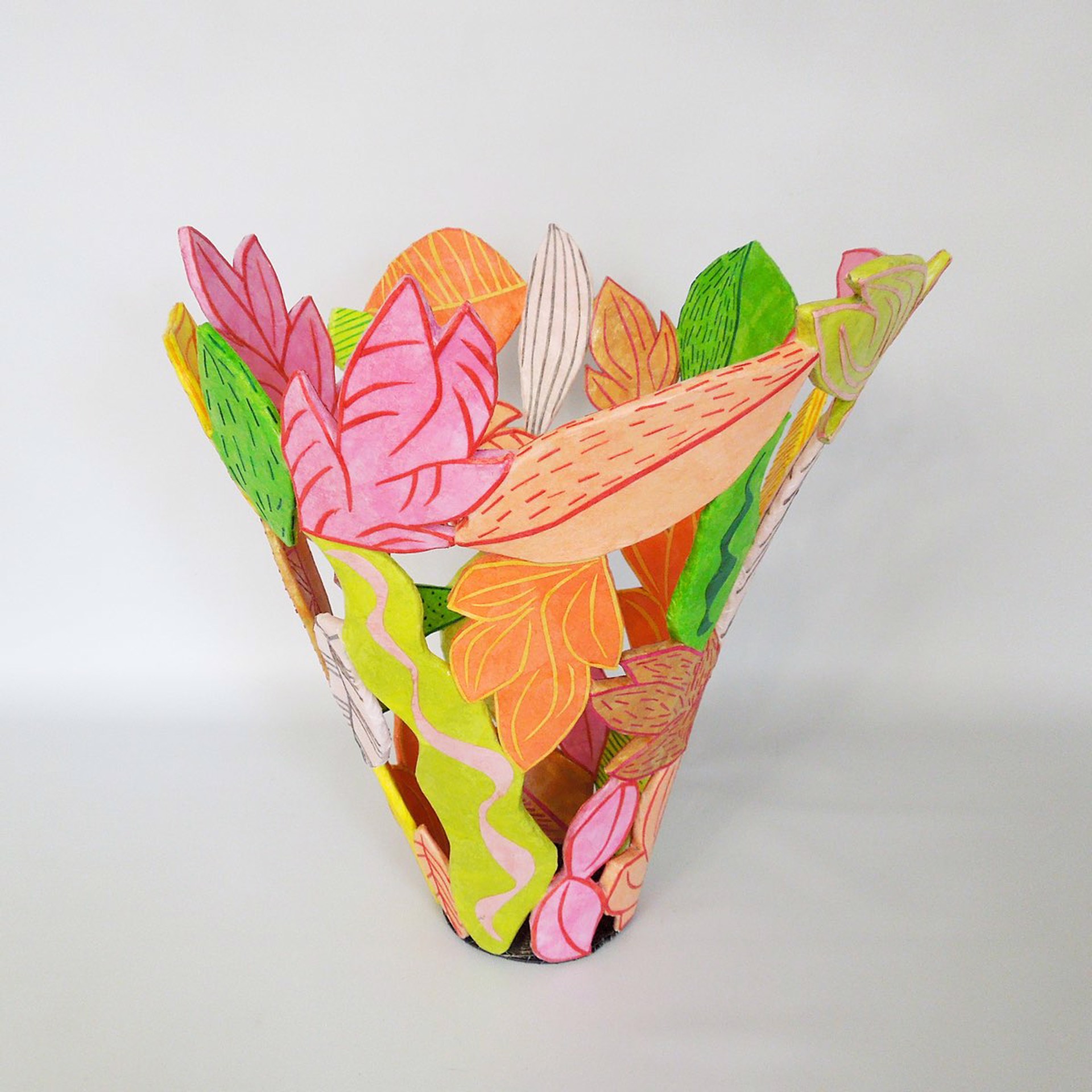 Leaf Basket by Sally Prangley