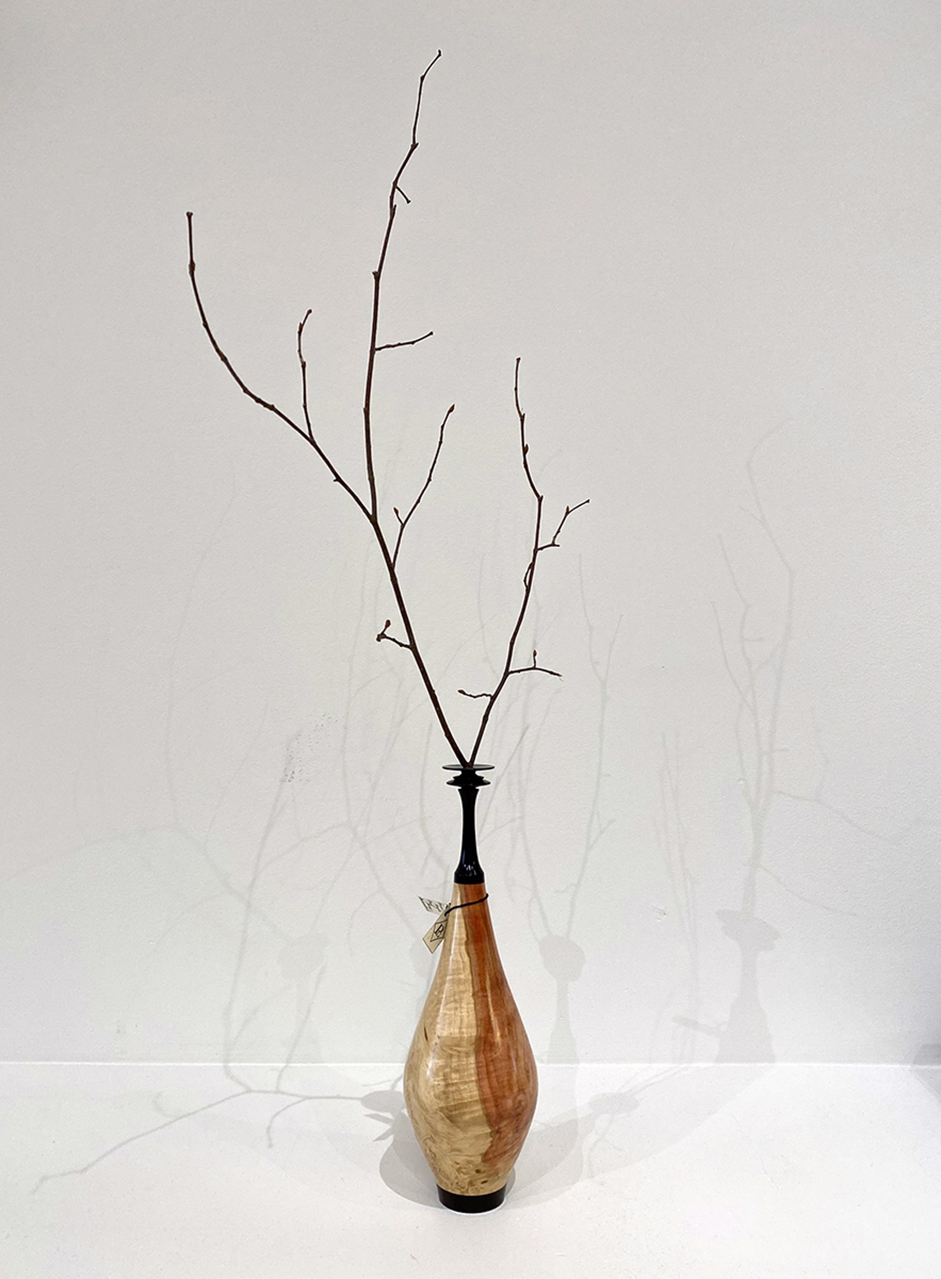 Blackwood and Manitoba Maple Vase by Paul Gray Diamond