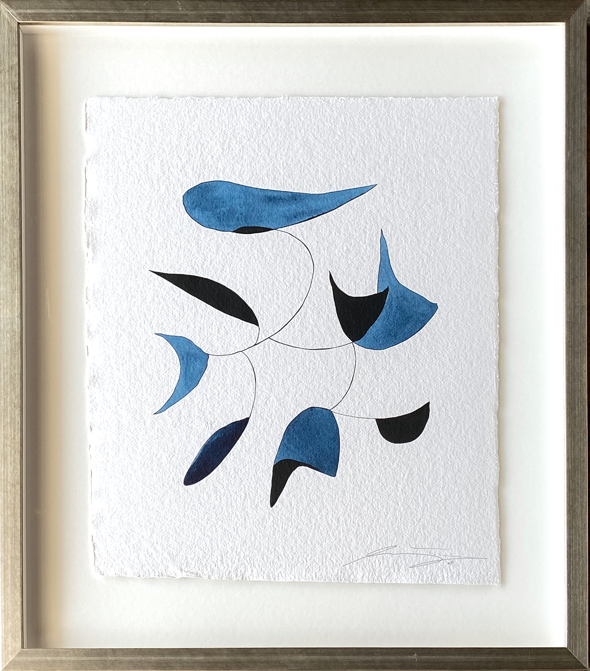 Indigo Blooms 86 {SOLD} by Lindsey Porter