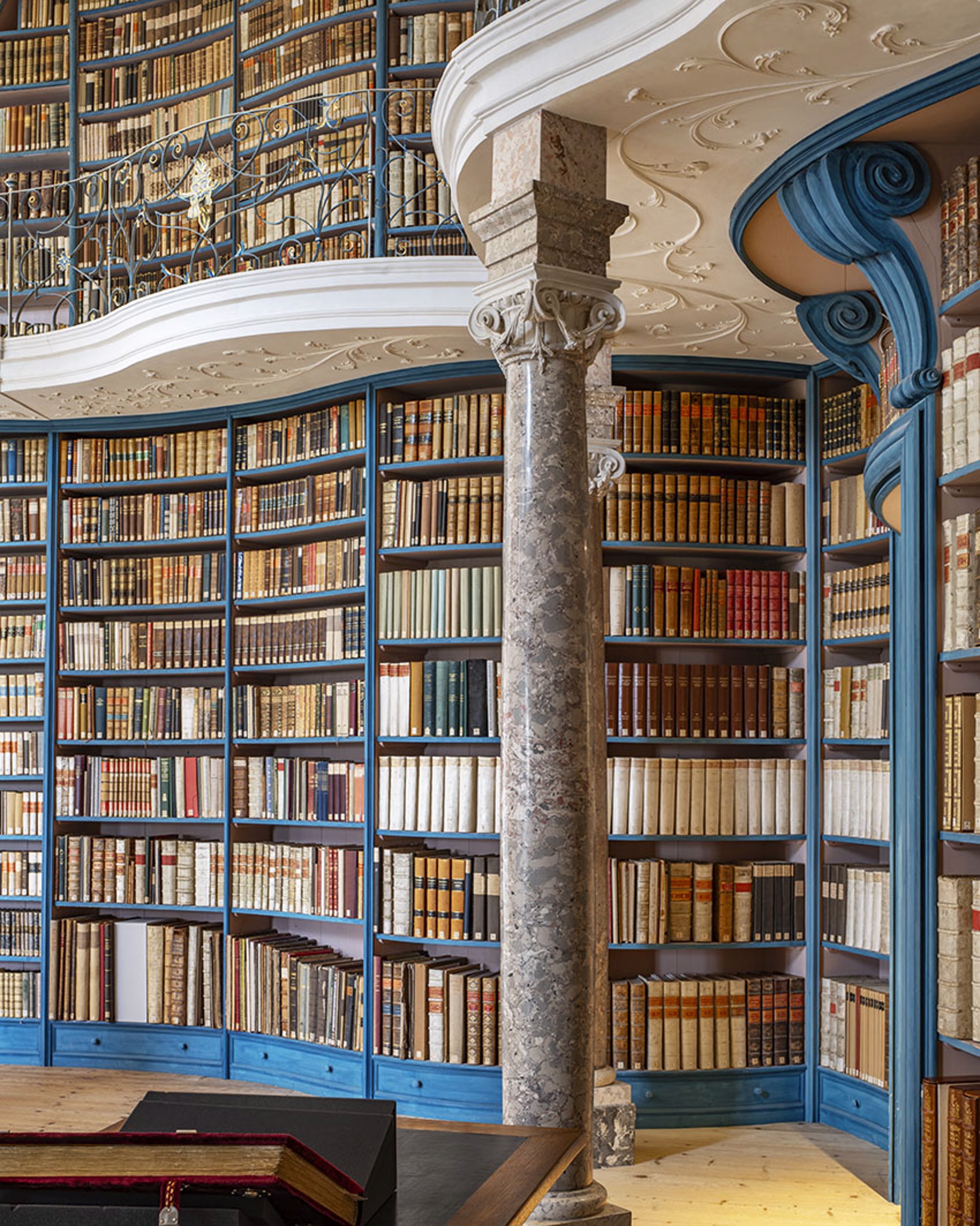 Einsiedeln Abbey Library II by Reinhard Goerner