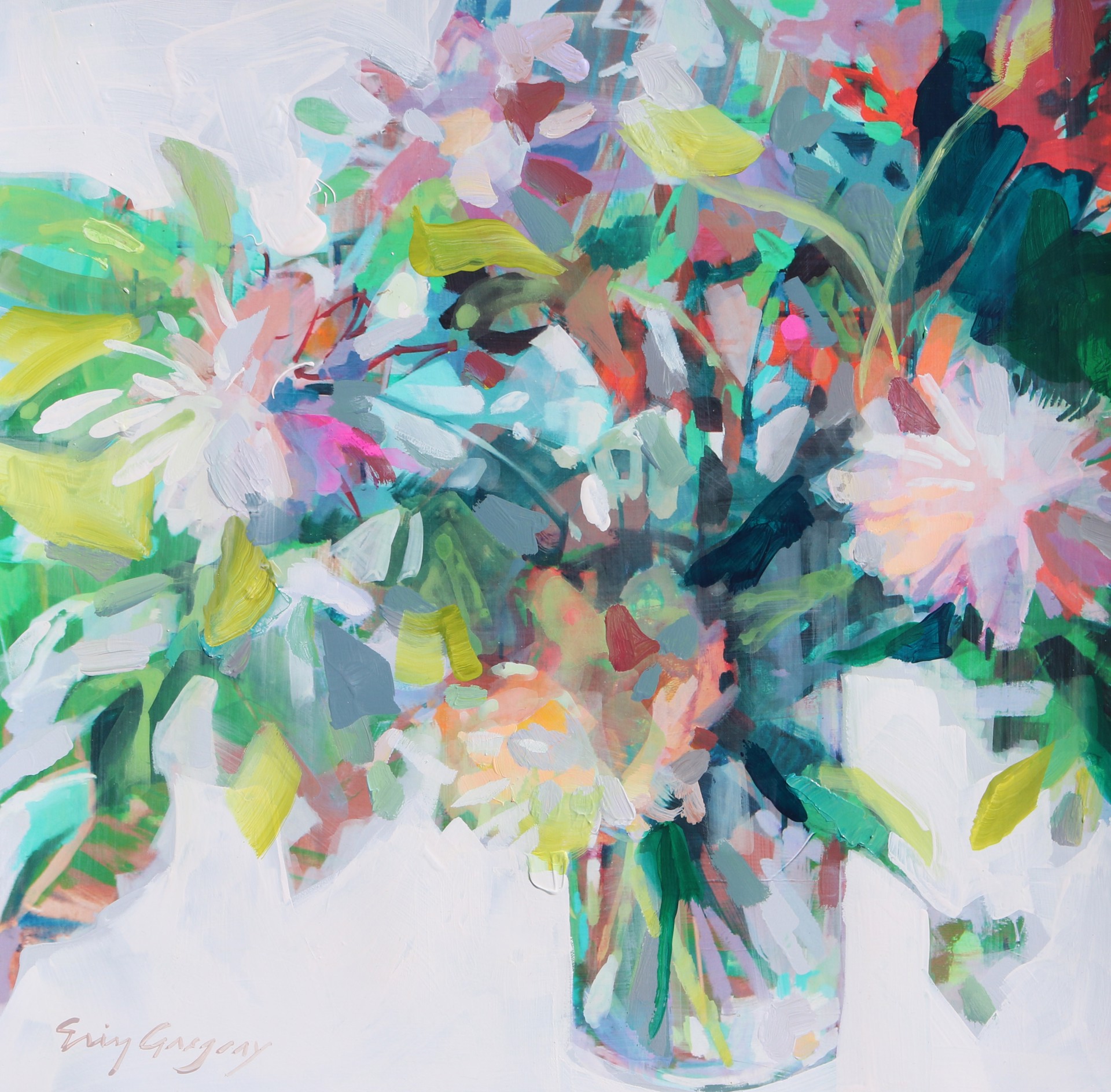 Floral Notes 3-SOLD by Erin Gregory