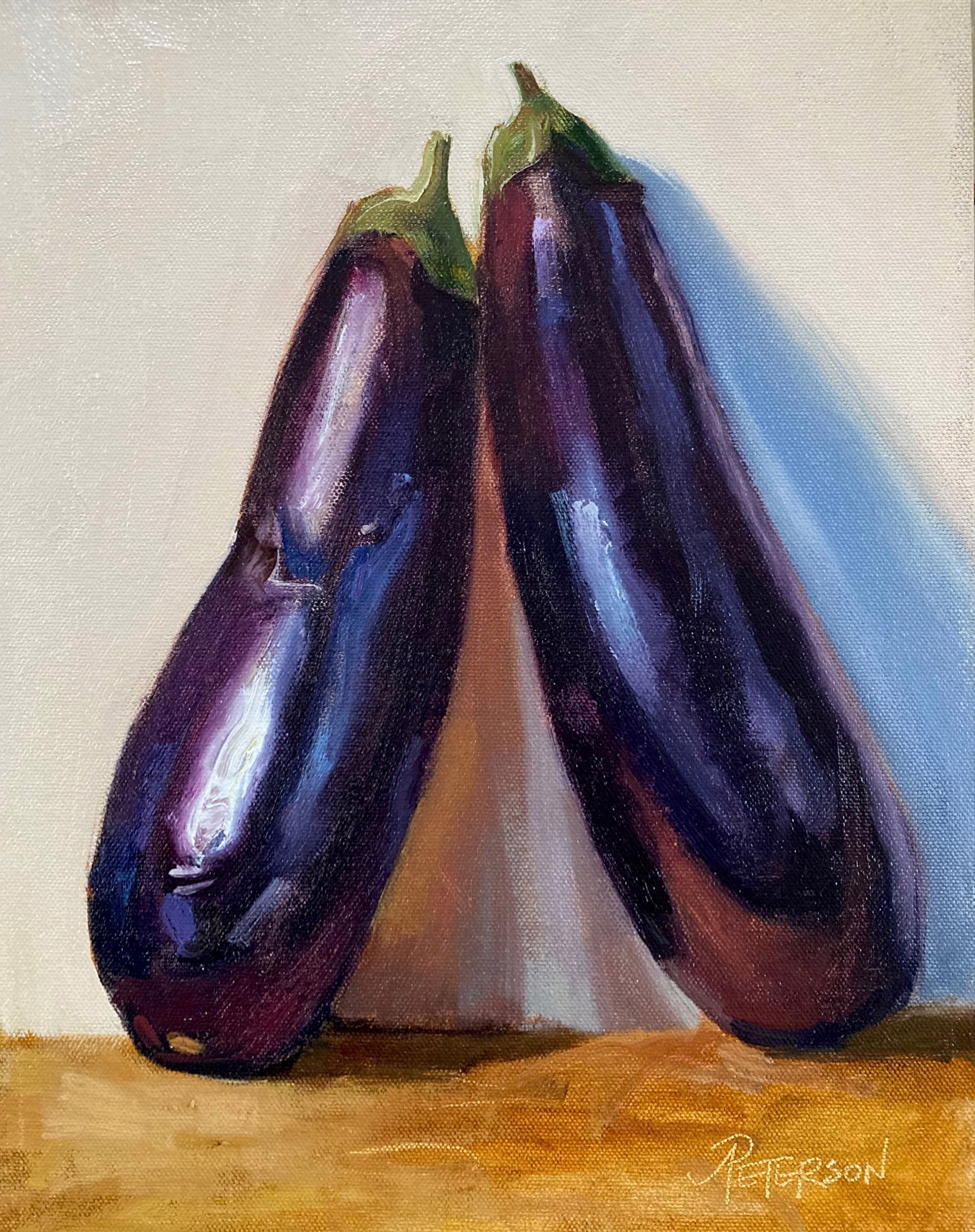 Aubergine Still Life by Amy R. Peterson