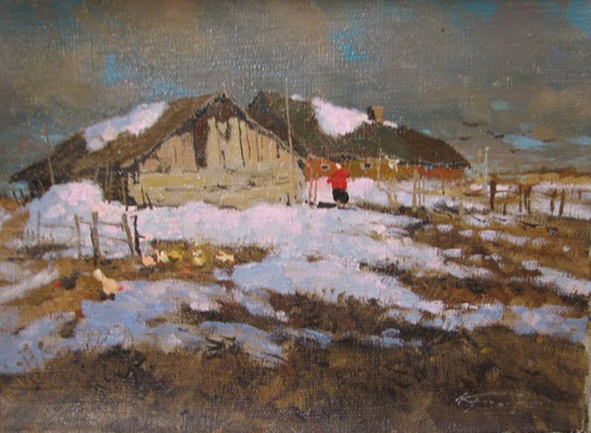 Old Barns by Alexander Kremer