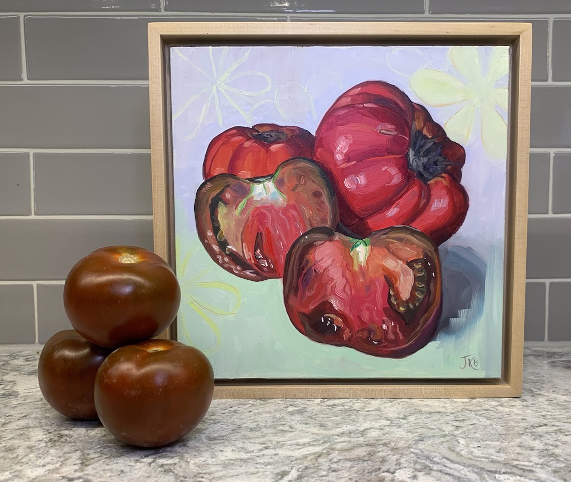 Heirloom Tomatoes by Jennifer Barlow