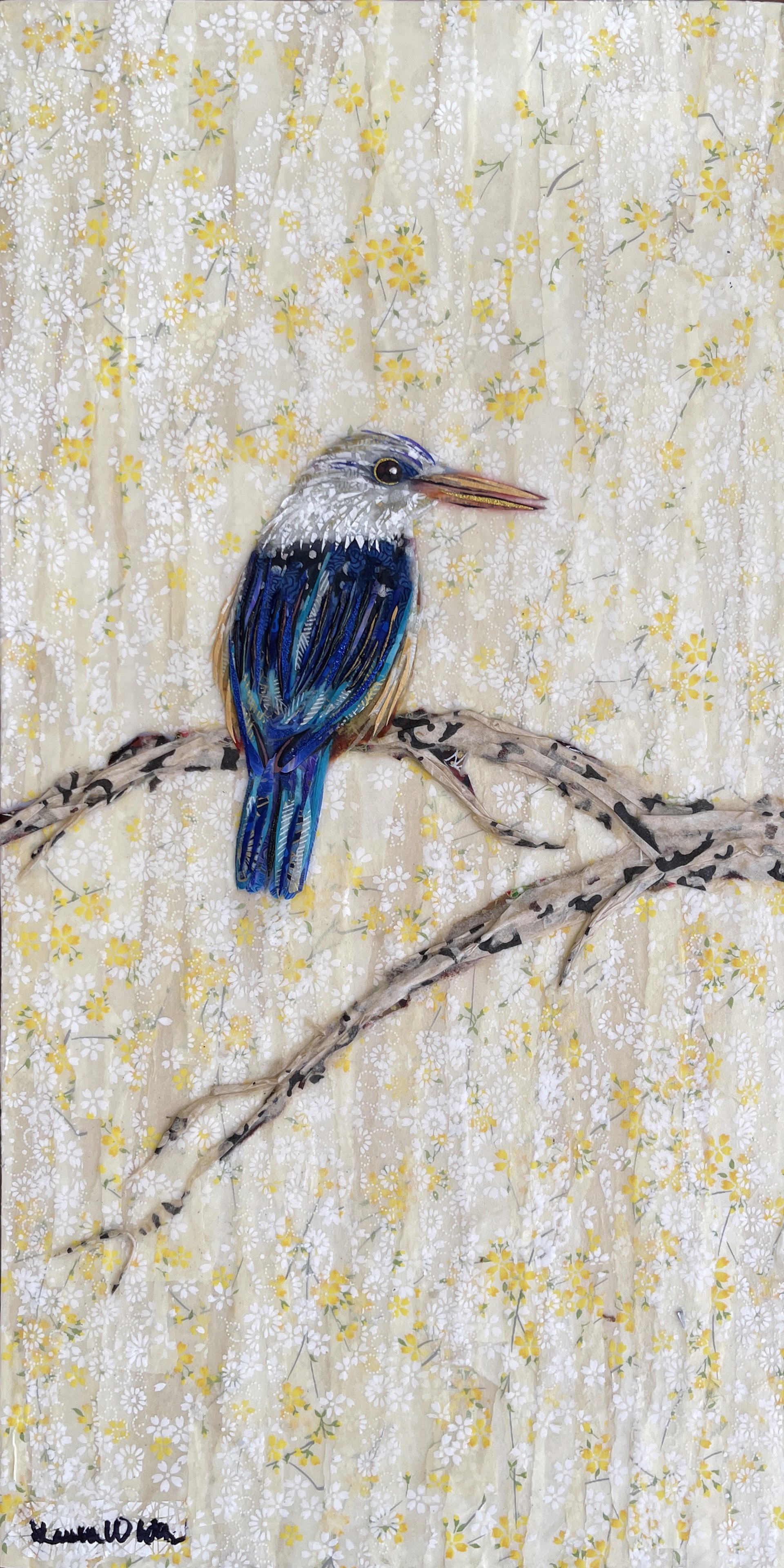 Gray-headed Kingfisher by Laura Adams
