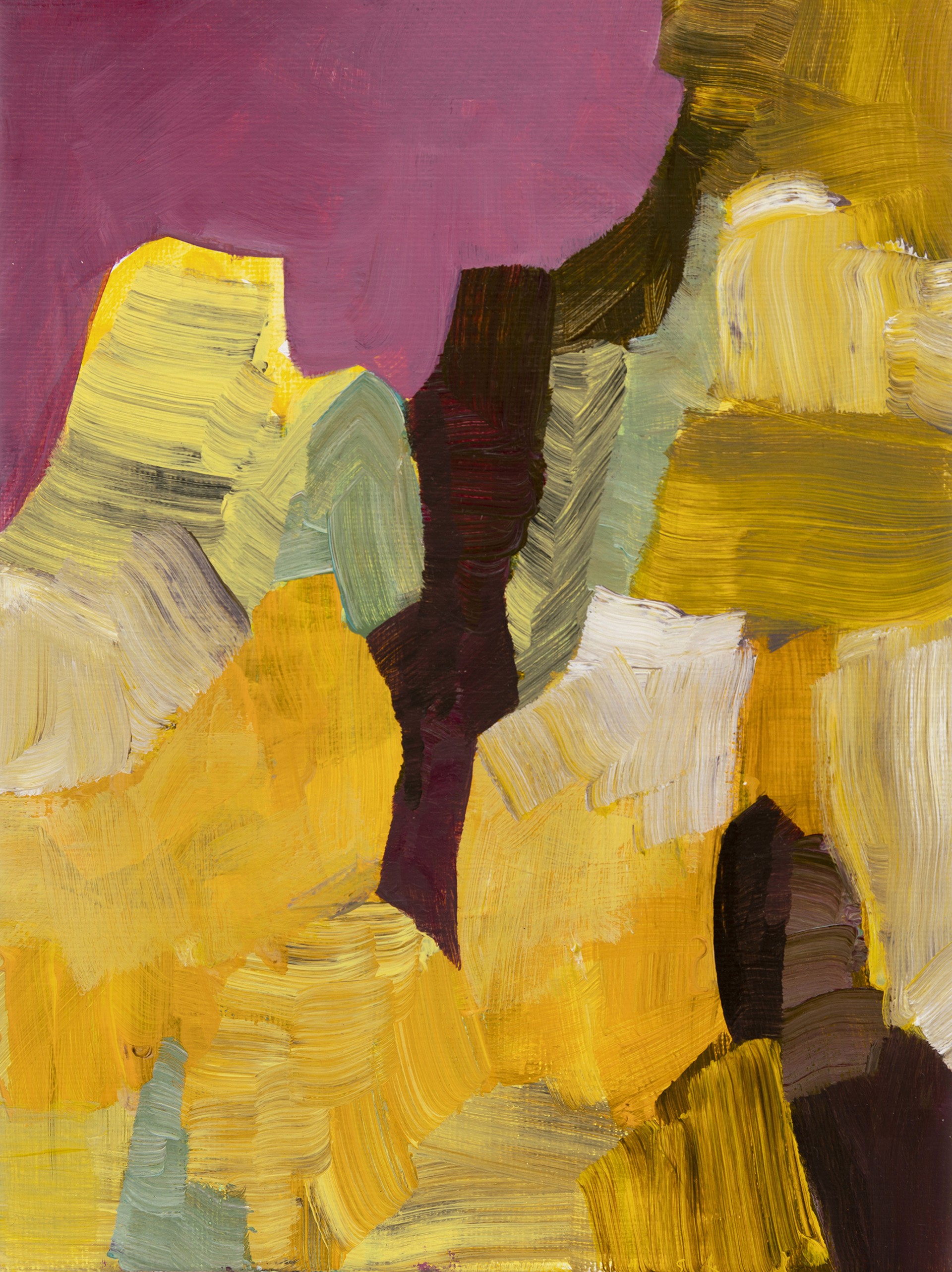 Slot Canyon No. 4 in Purple and Gold by Ann Marie Nafziger