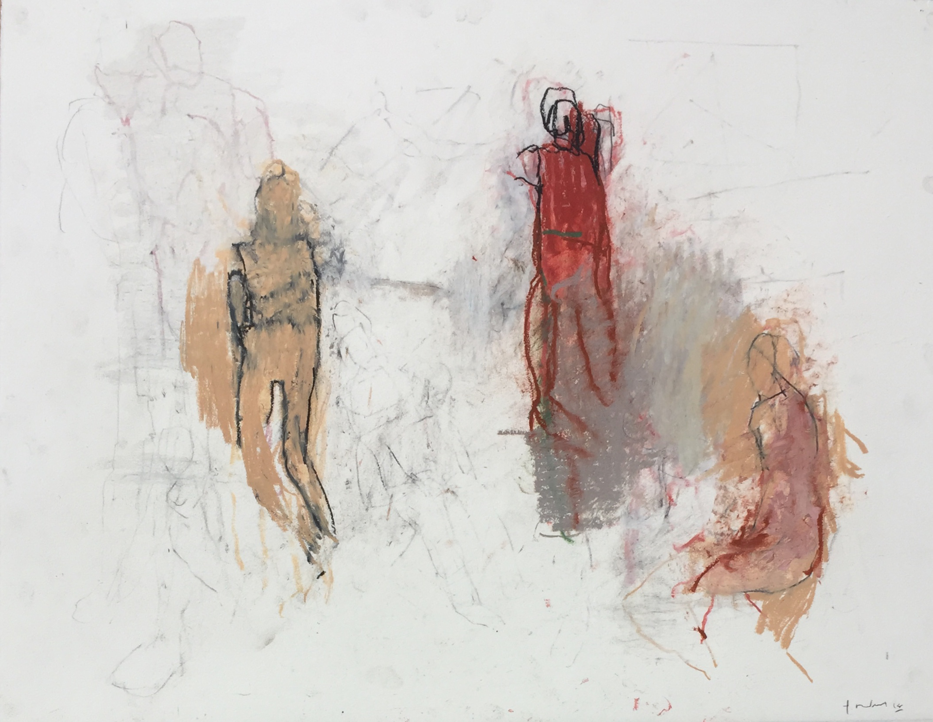 Three Figures, II by Thaddeus Radell