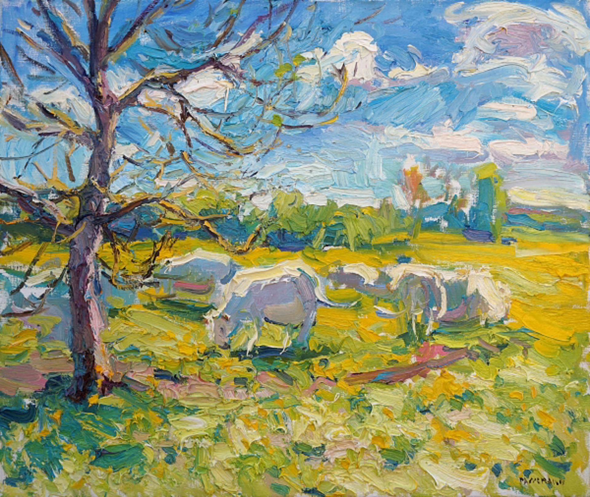 Cows in the Sun by Antonin Passemard