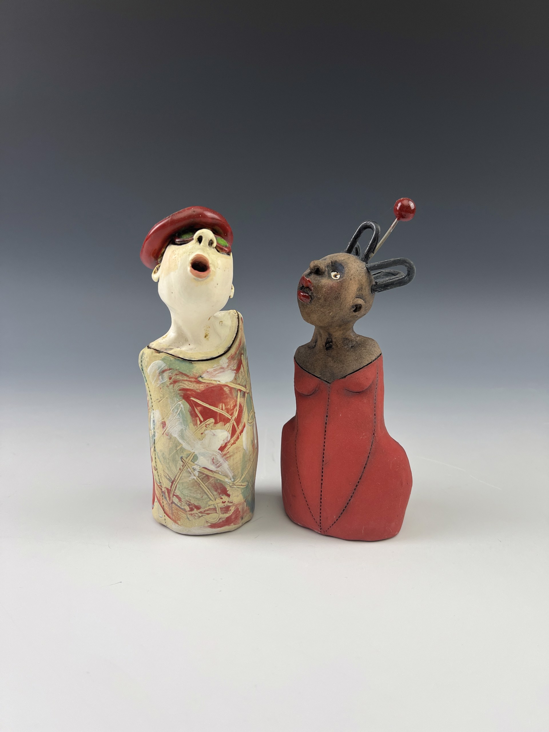 Figure in Red Dress - Nancy Kubale by Abel Contemporary