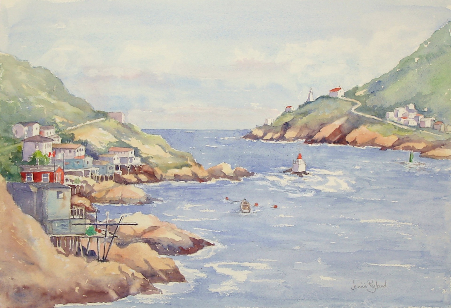 "The Narrows - A Beautiful Welcome to St John's" by Jennie Ryland