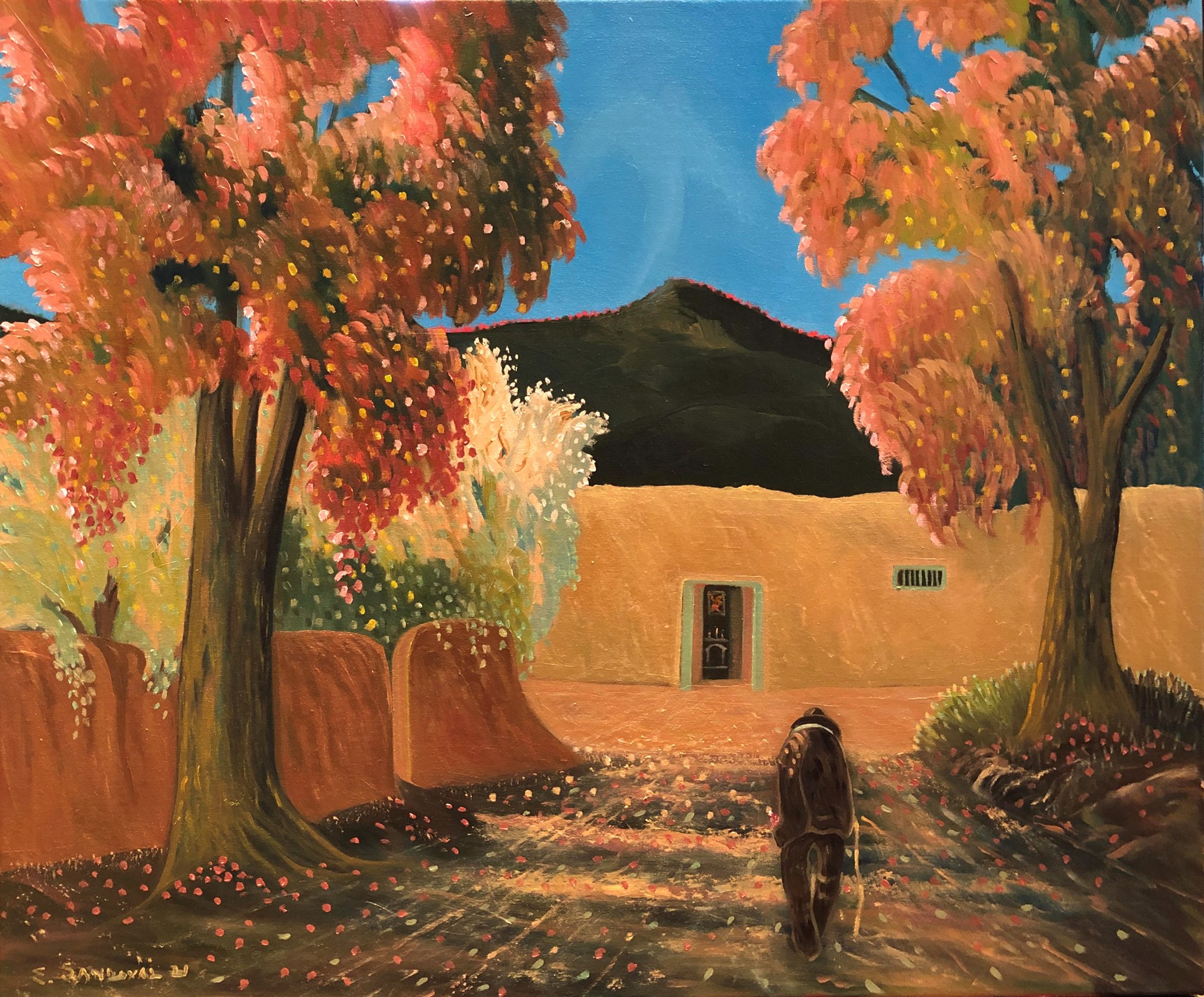 The Shady Lane by Ed Sandoval CANYON ROAD CONTEMPORARY ART