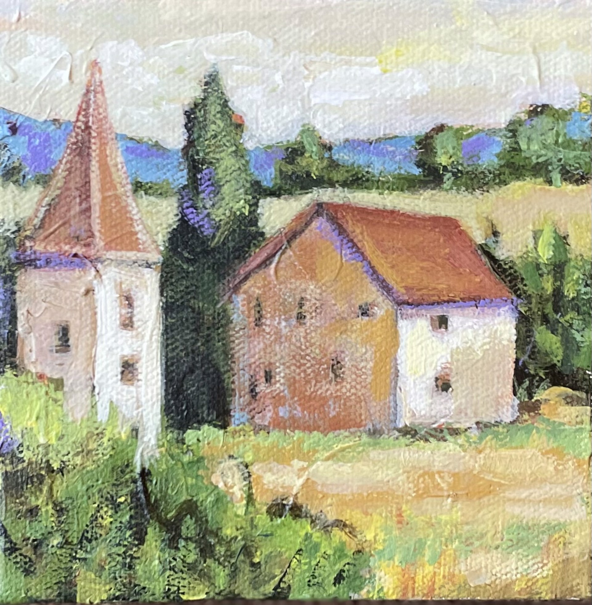 Tower and Villa by Laura Surace
