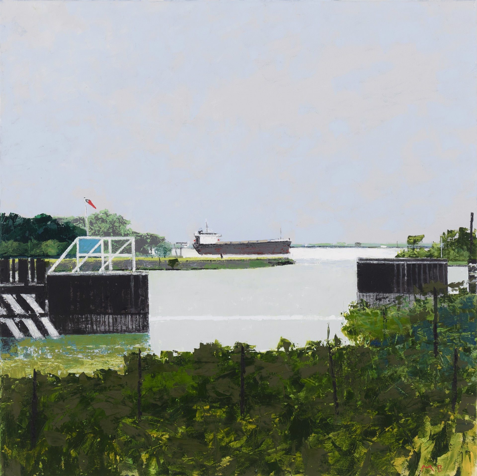 Mouth Of The Industrial Canal by Mac Ball