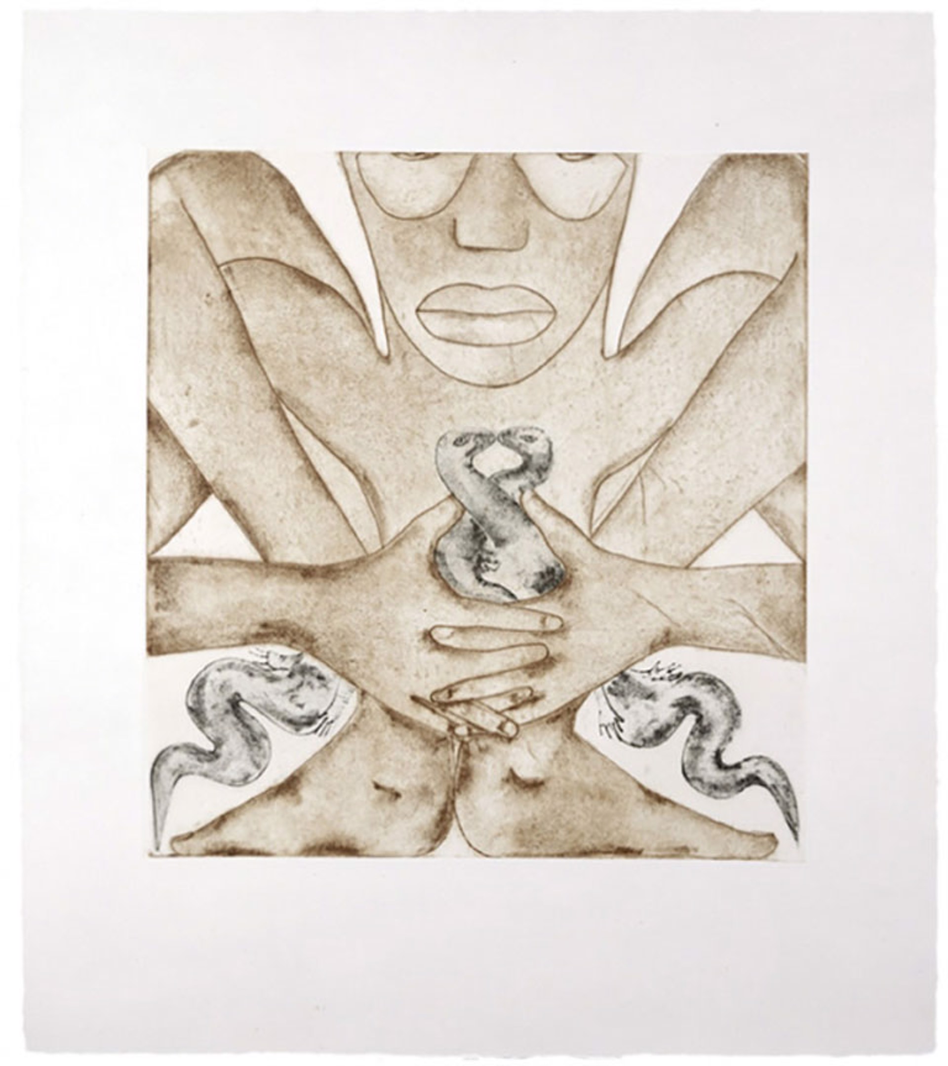 South, from Geography suite by Francesco Clemente
