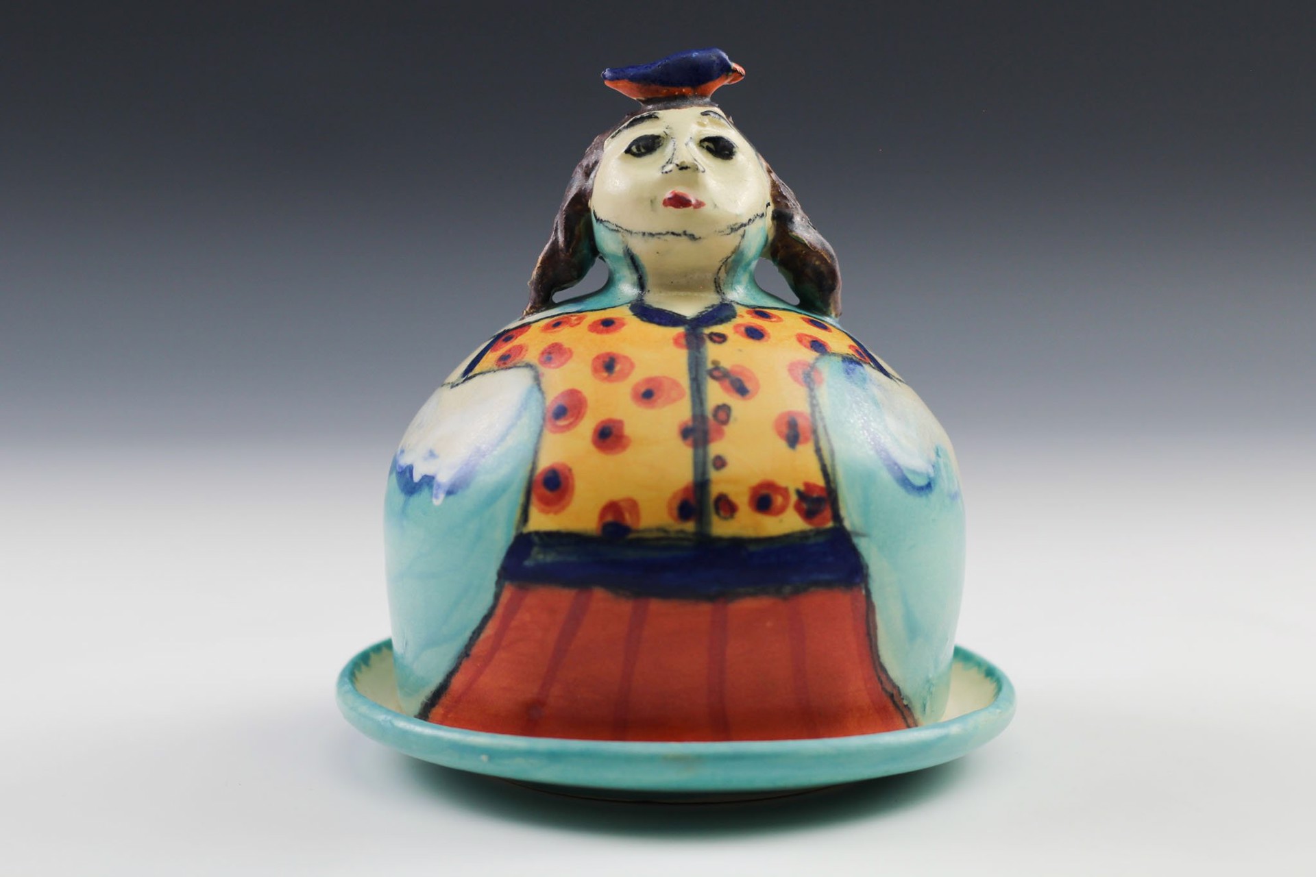 Butter Dish Girl by Wendy Olson