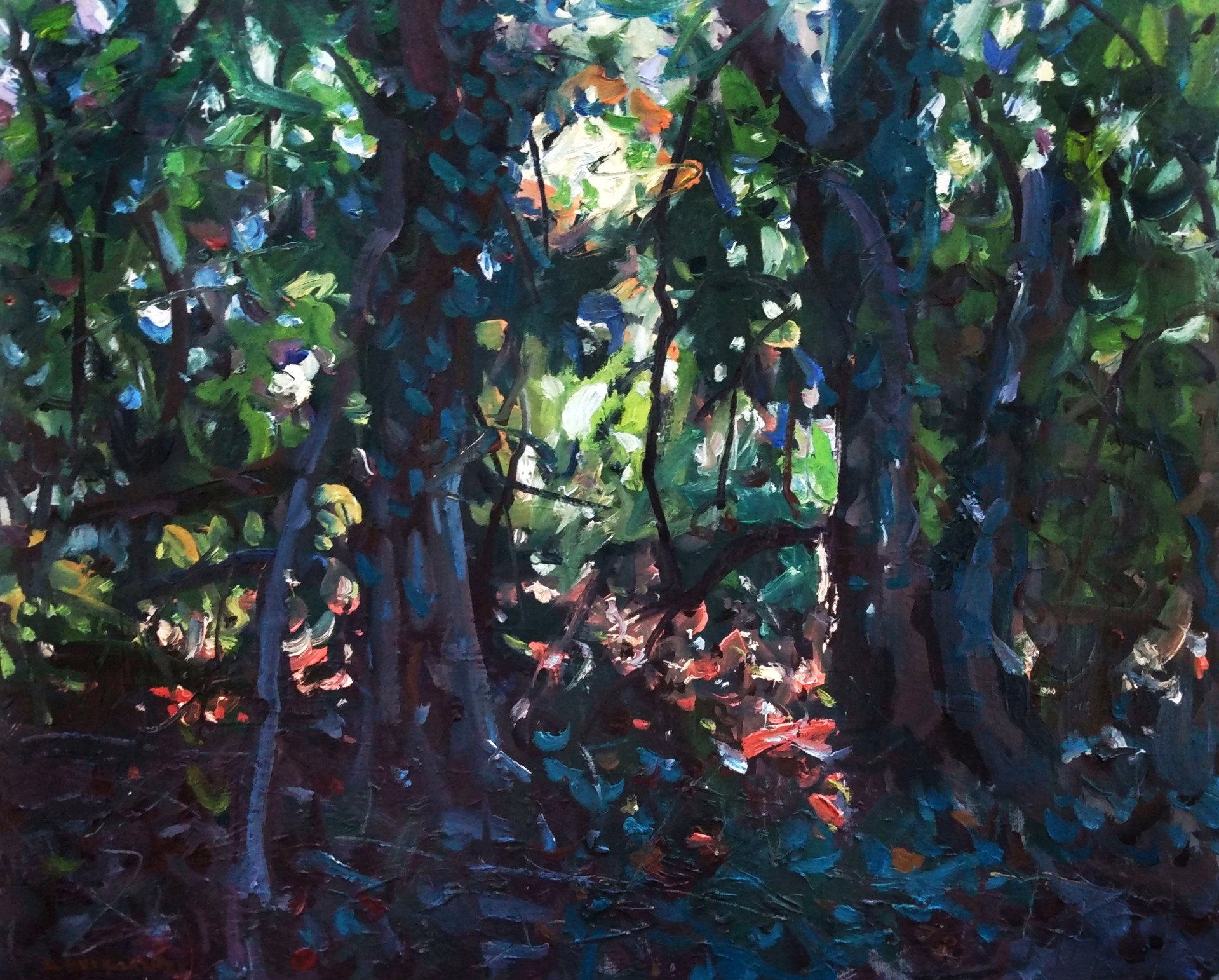 "Forest Guardians" original oil painting by Kyle Buckland