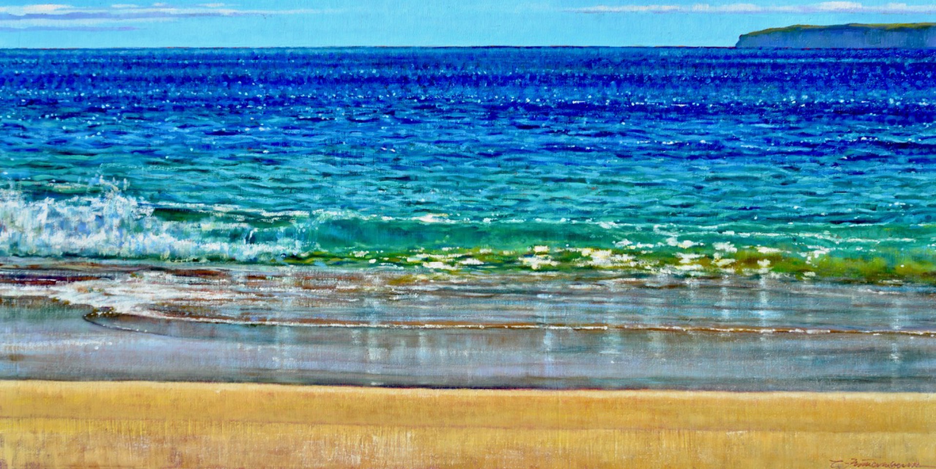 Makena Beach Afternoon by Caroline Zimmermann