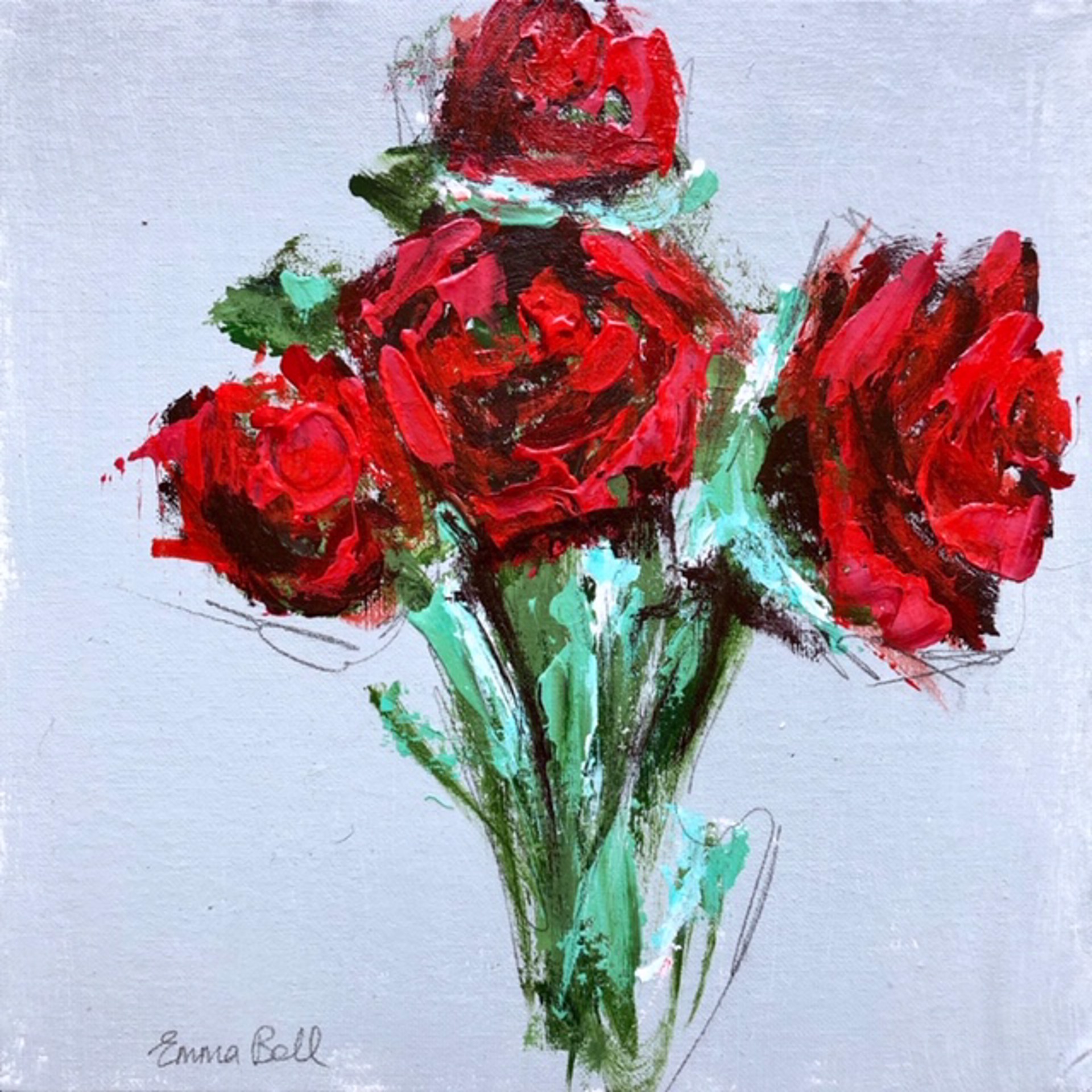 Valentine Roses #9 by Emma Bell