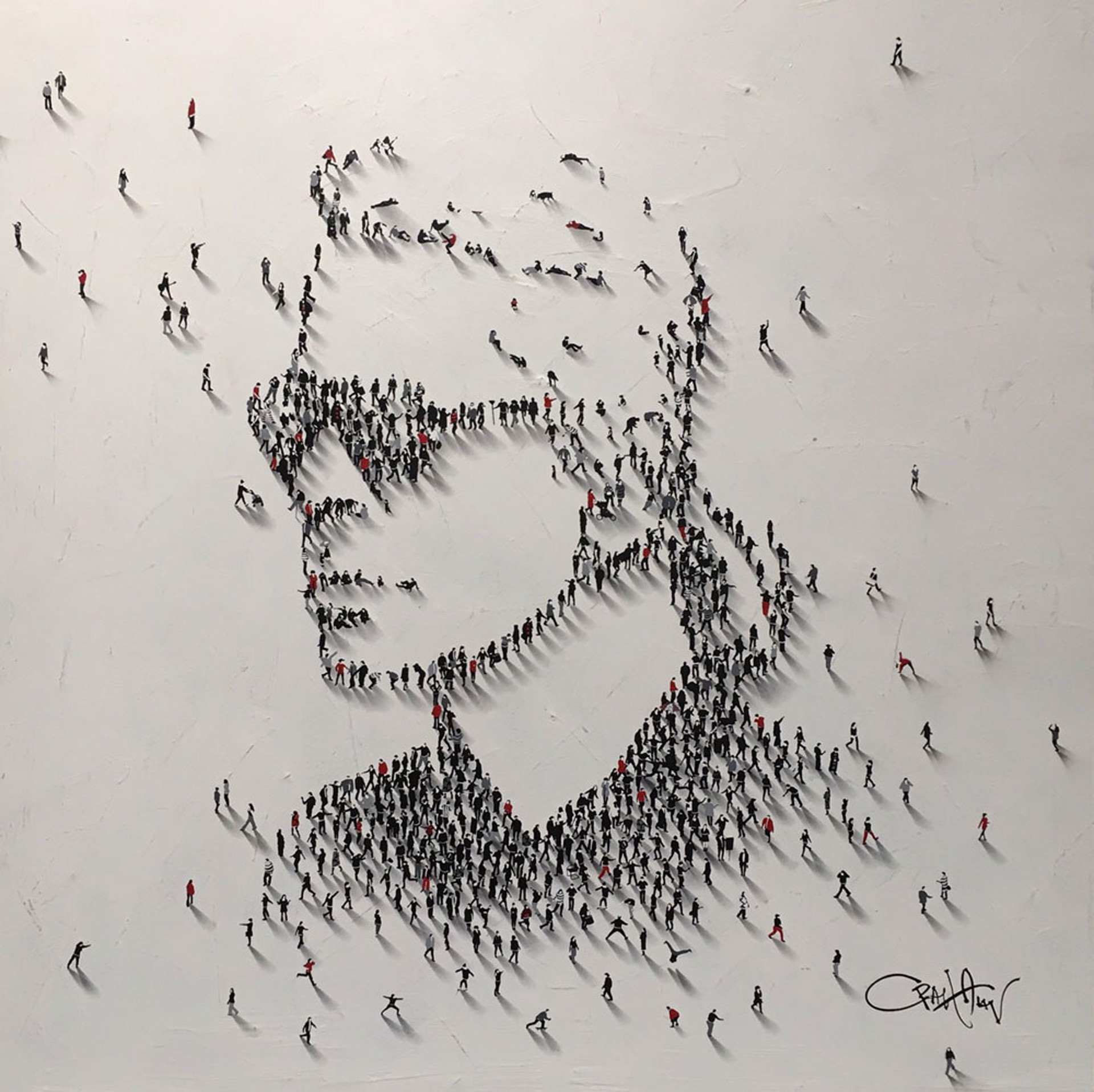 Karl Lagerfield by Craig Alan, Populus Figurative