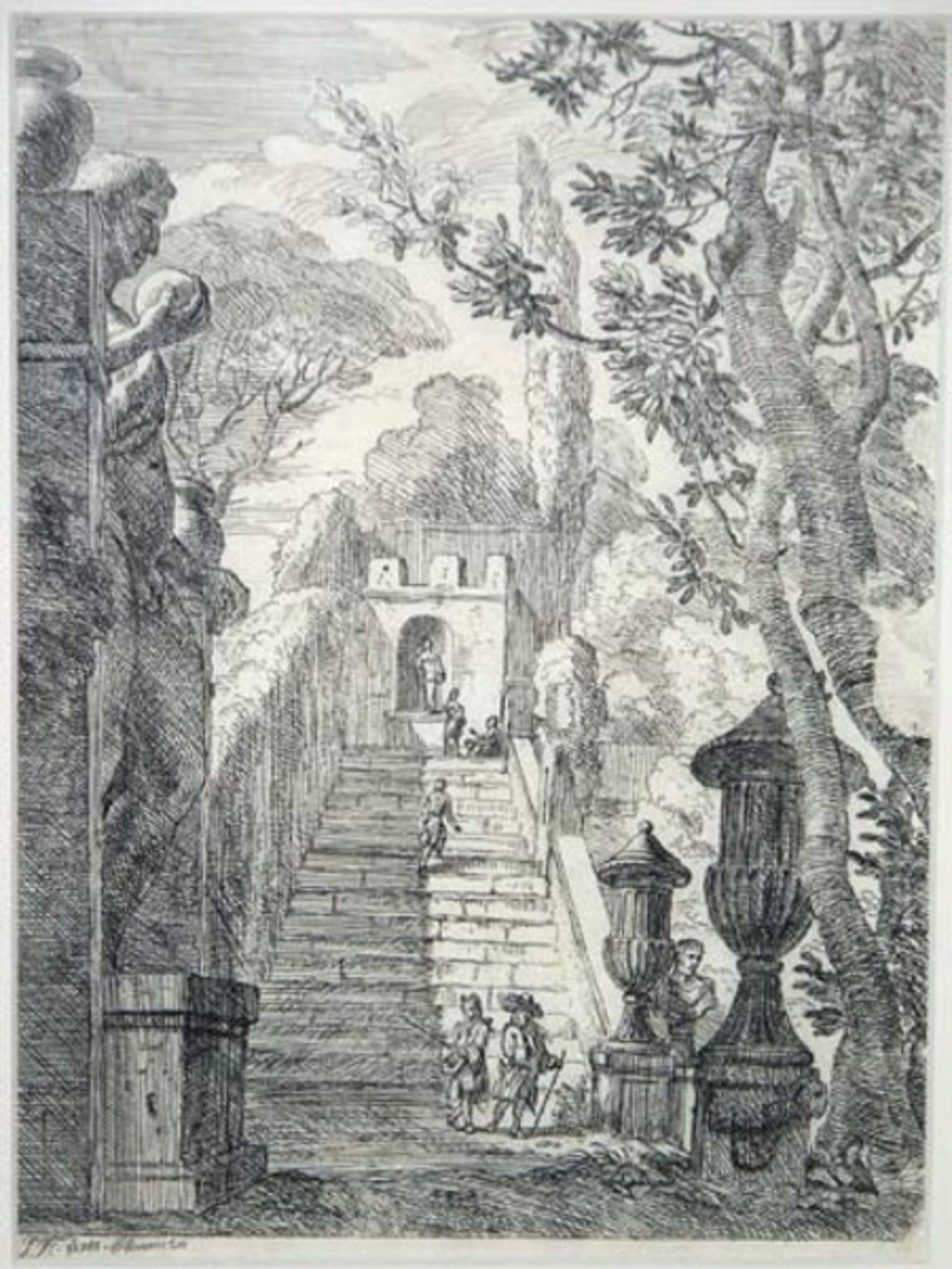 Entrance to the Castle by Jan Frans van Bloemen (1670-1746) (Orrizonte)