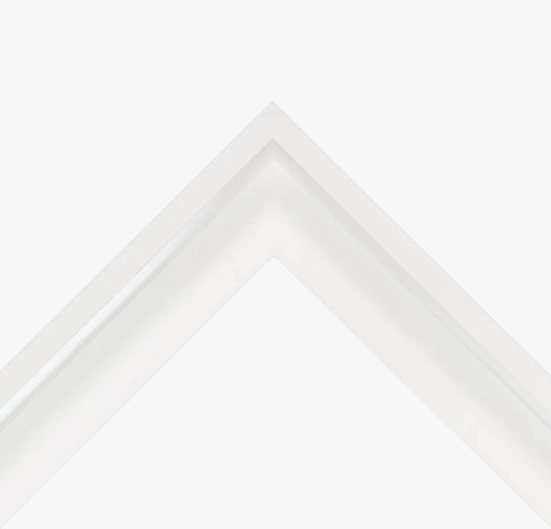 White Satin Floater Frame - For Jenny Sojat by Folkgraphis Frames