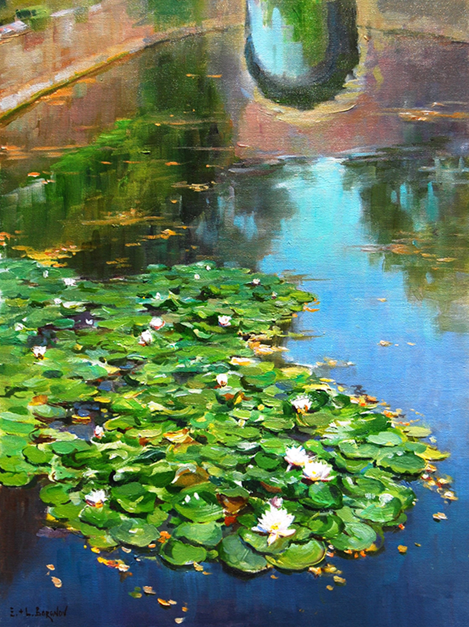Water Lilies By Kippebruggetje by Evgeny & Lydia Baranov