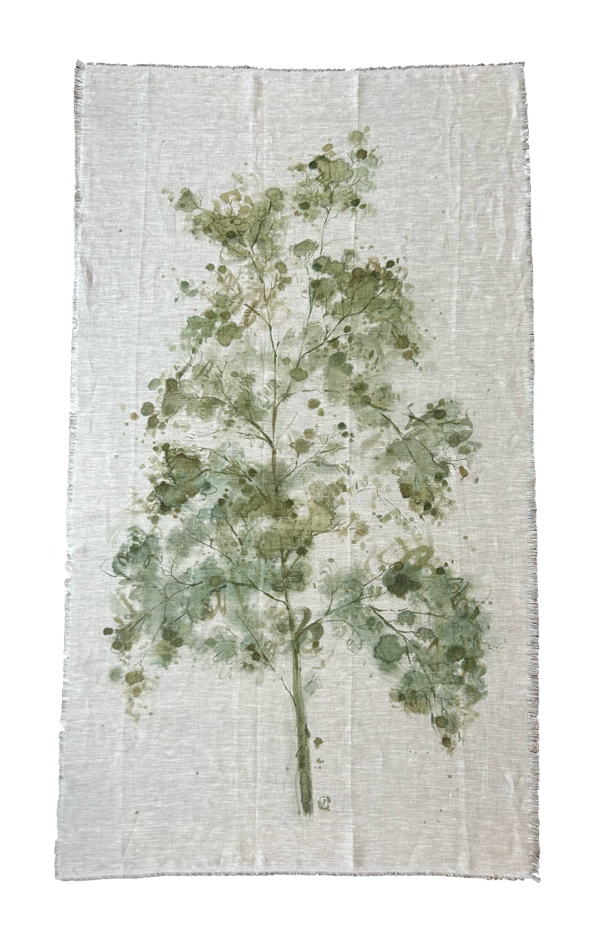 Linen Tree II by Laura Roebuck