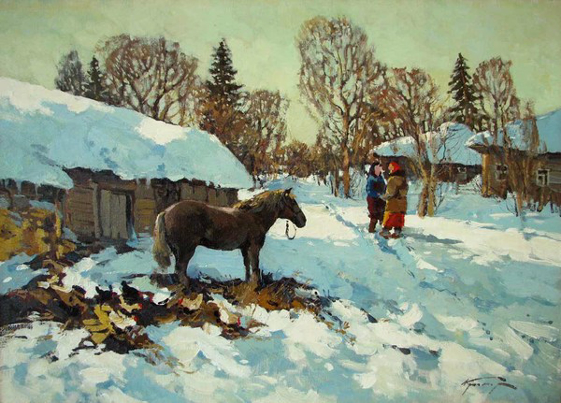 Old Horse by Alexander Kremer