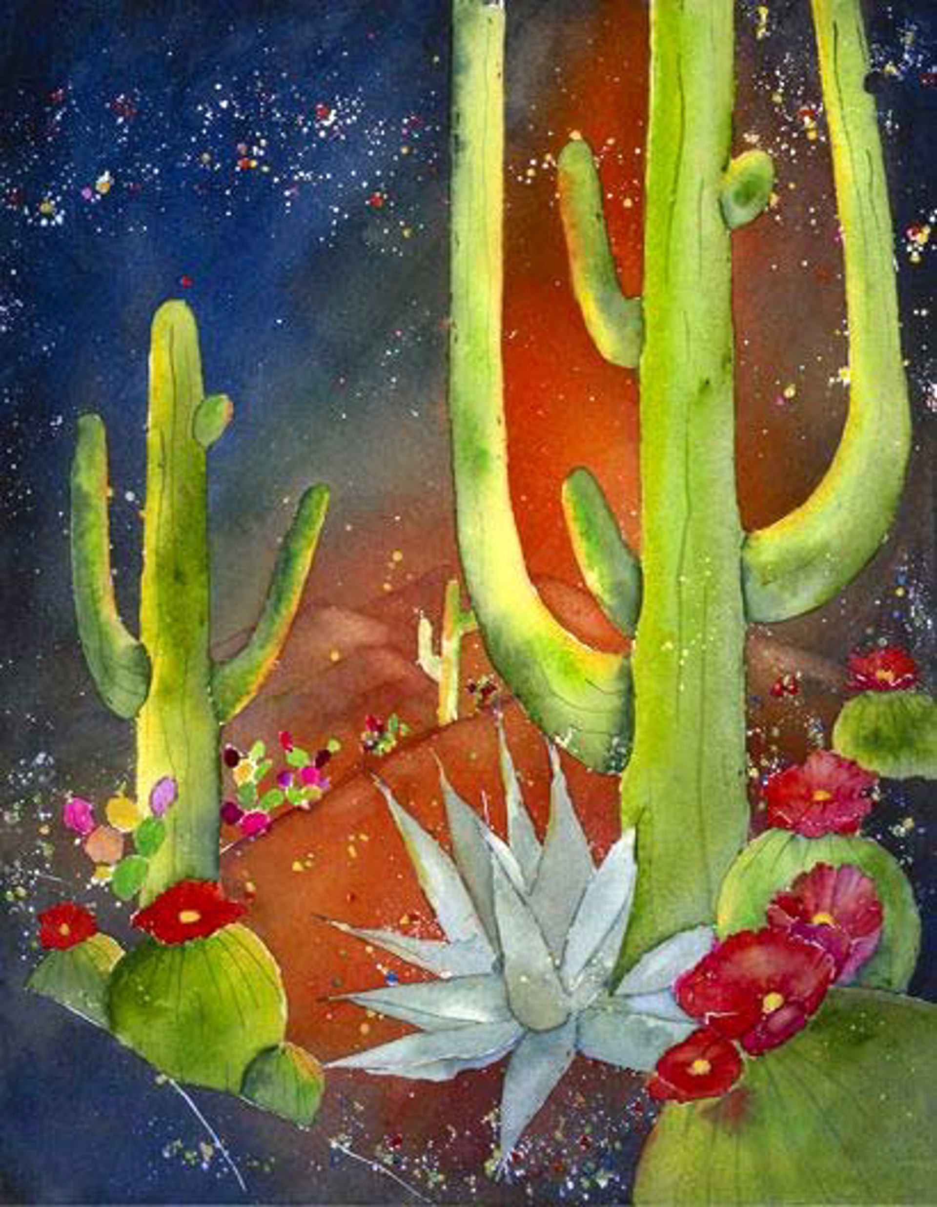 Arizona Sunrise Giclee by Peter Chope