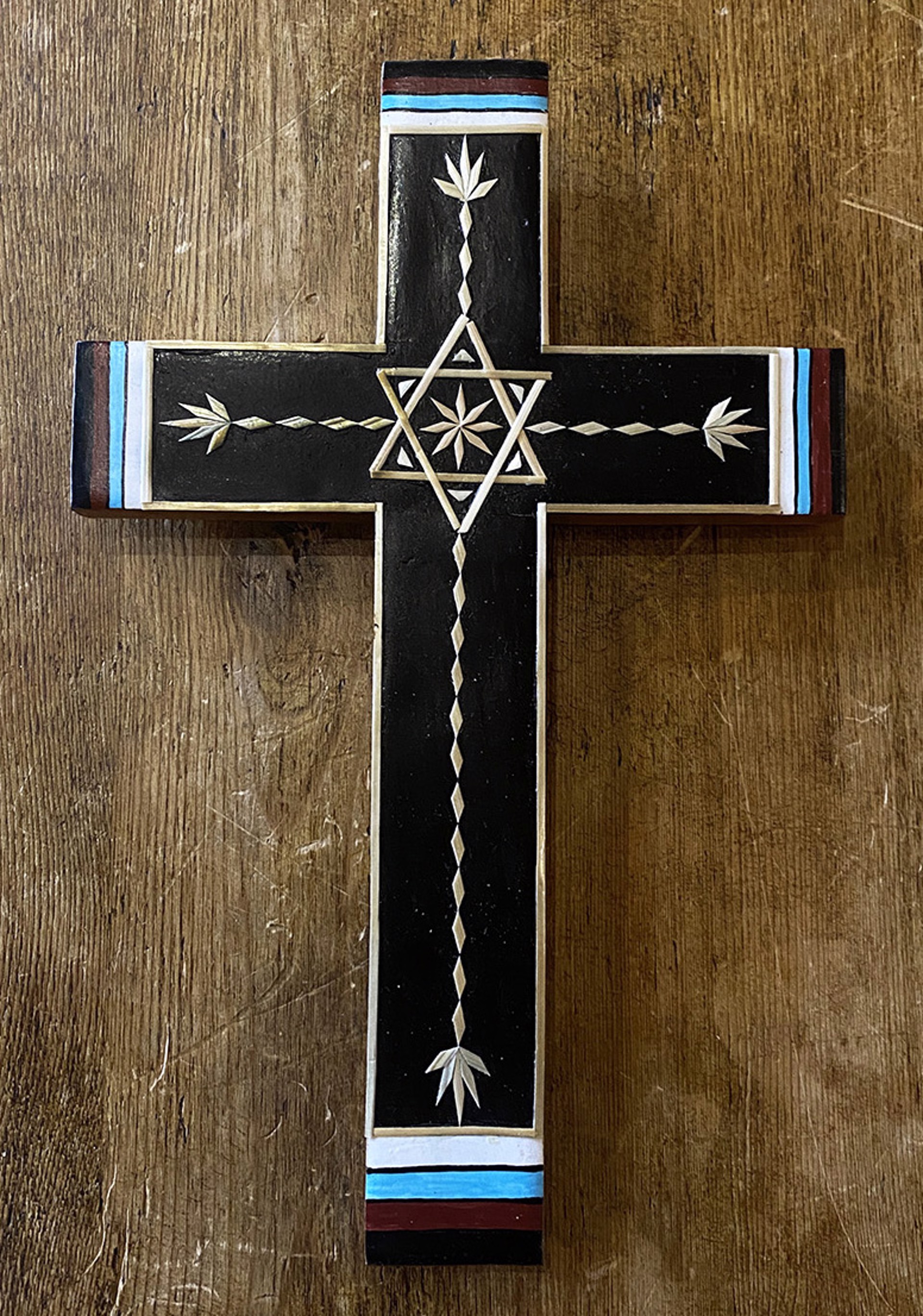Cruz de los Sepharditos de Nuestra Tierra Sagrada by Charlie Sanchez Jr