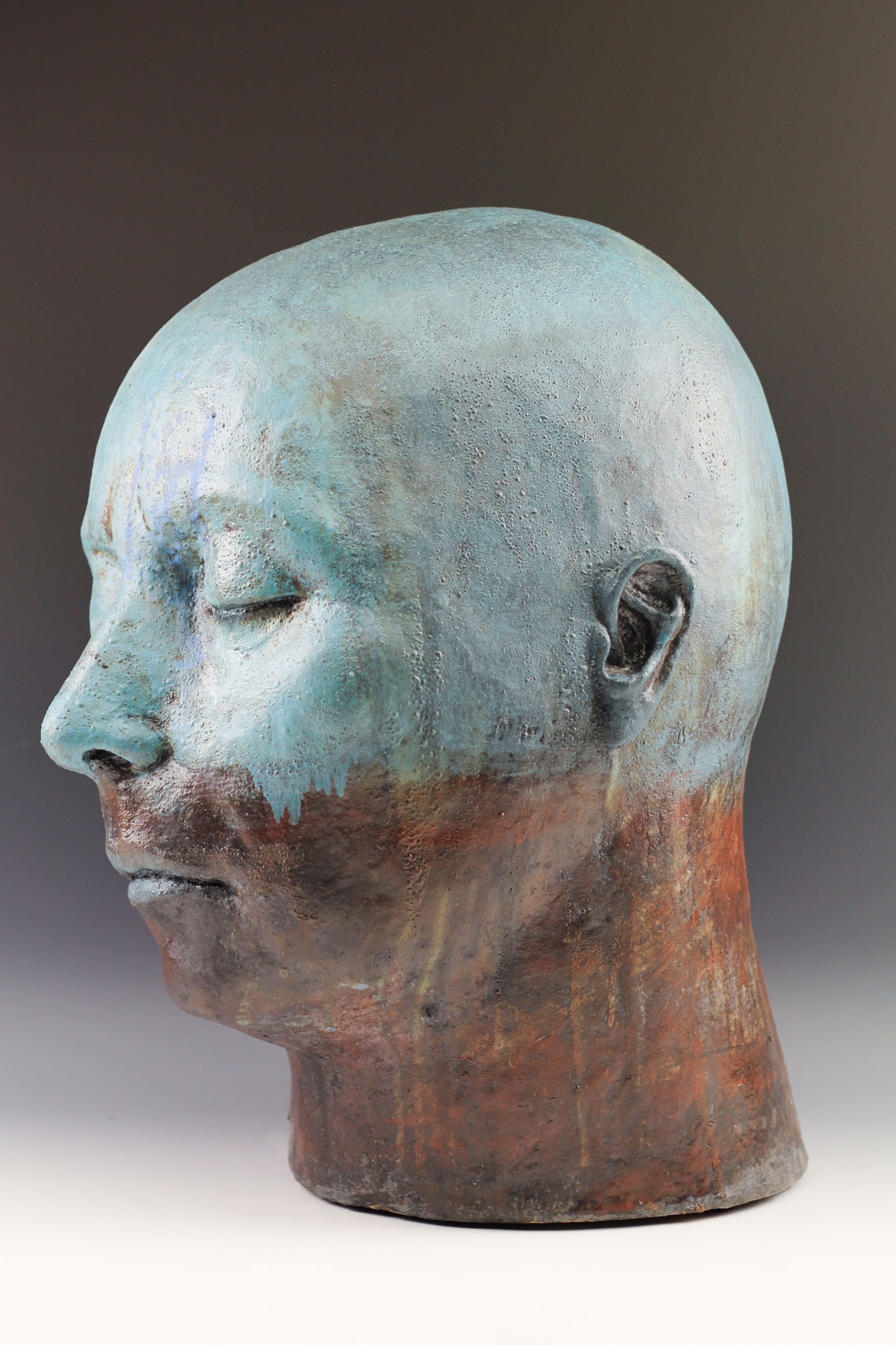 Blue Head by Marlene Miller