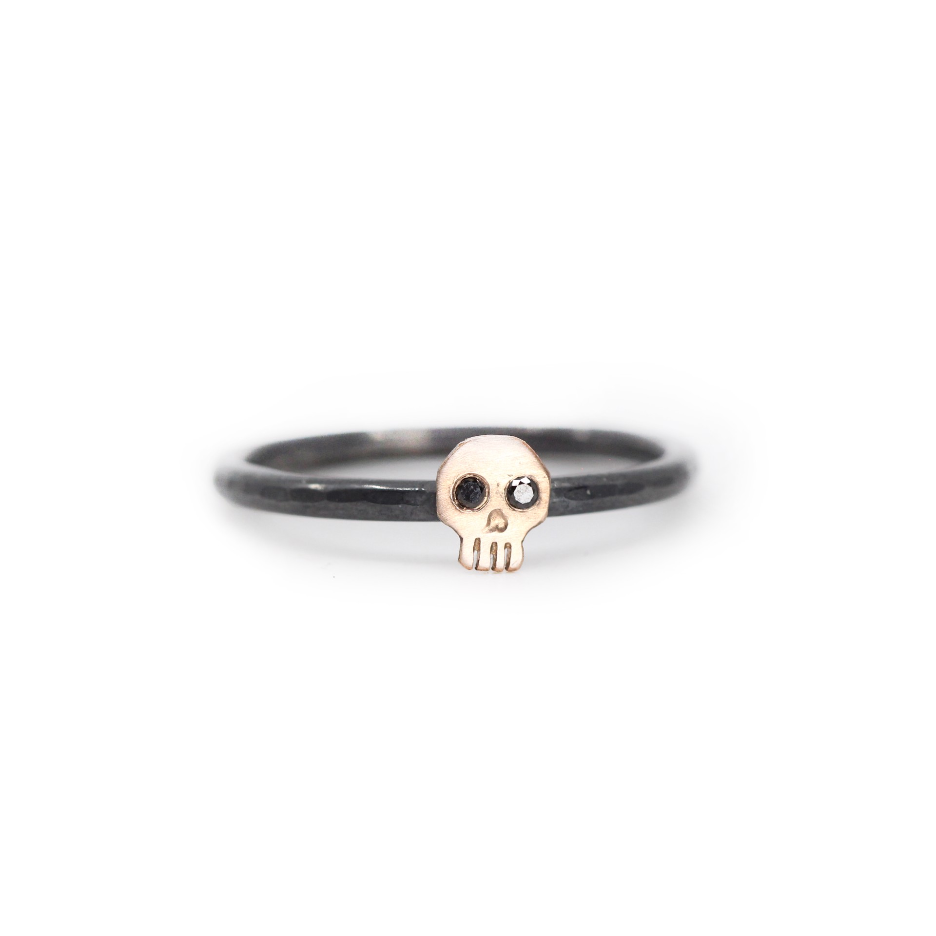 Single Skull Ring  (size 6.25) by Susan Elnora