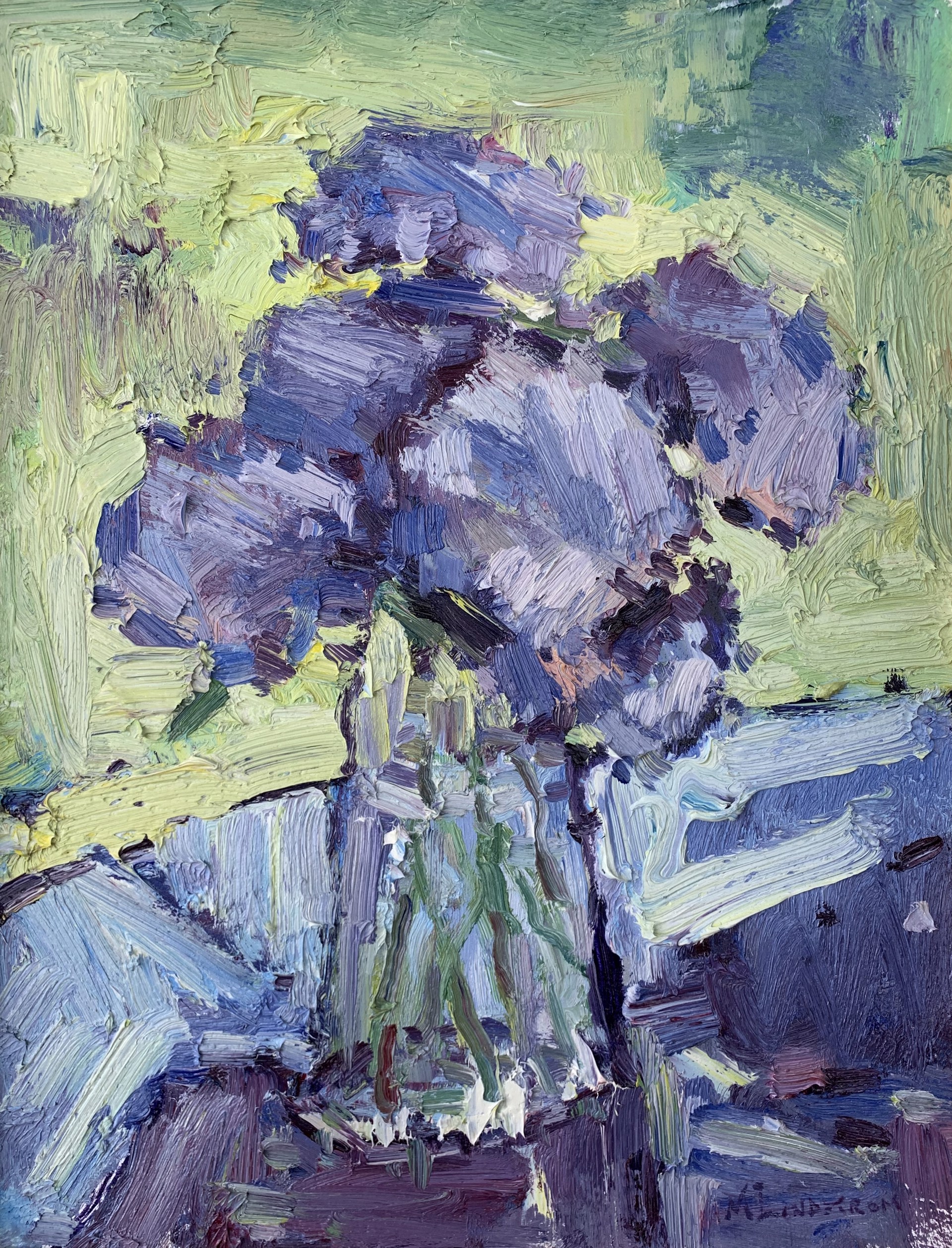 Hydrangea Bouquet in Shadow by Michael Lindstrom