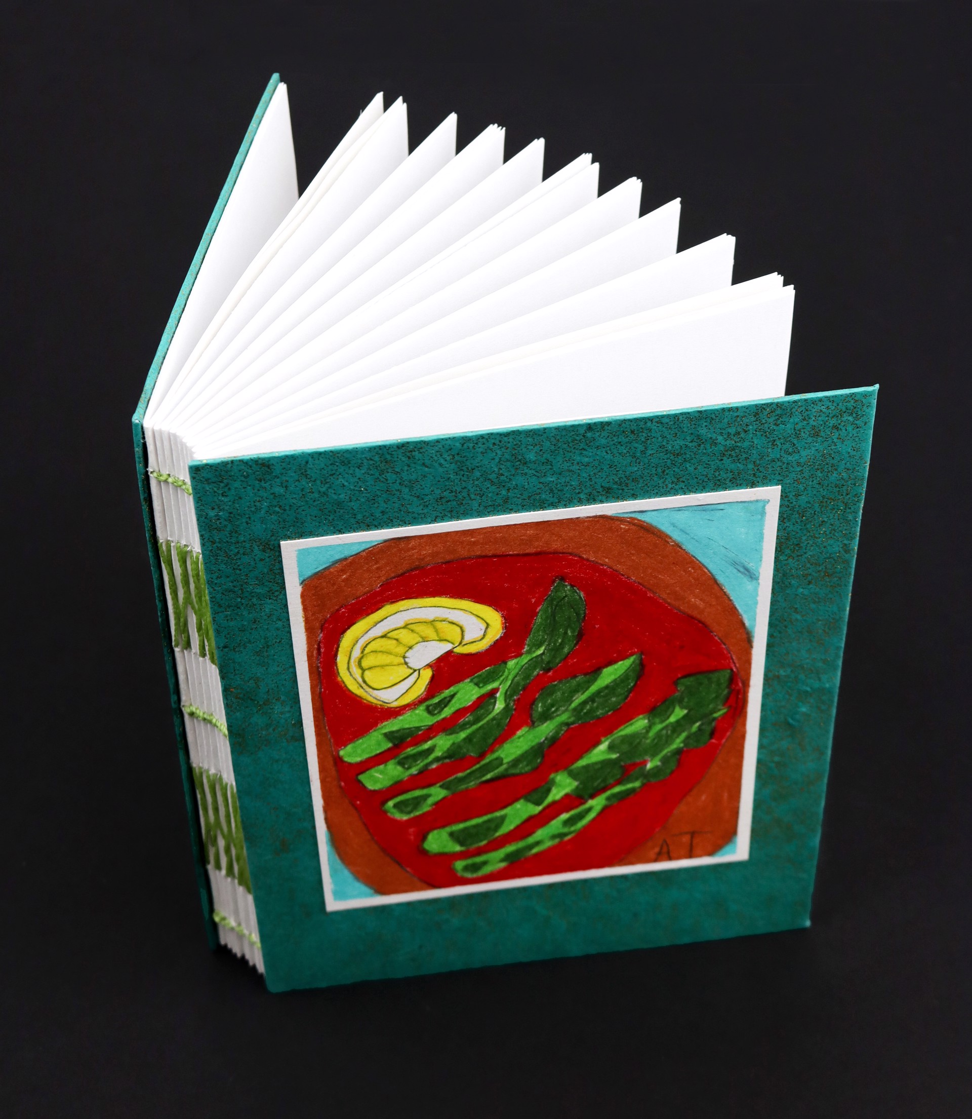Eat Your Vegetables! Handmade Journal by A.T.