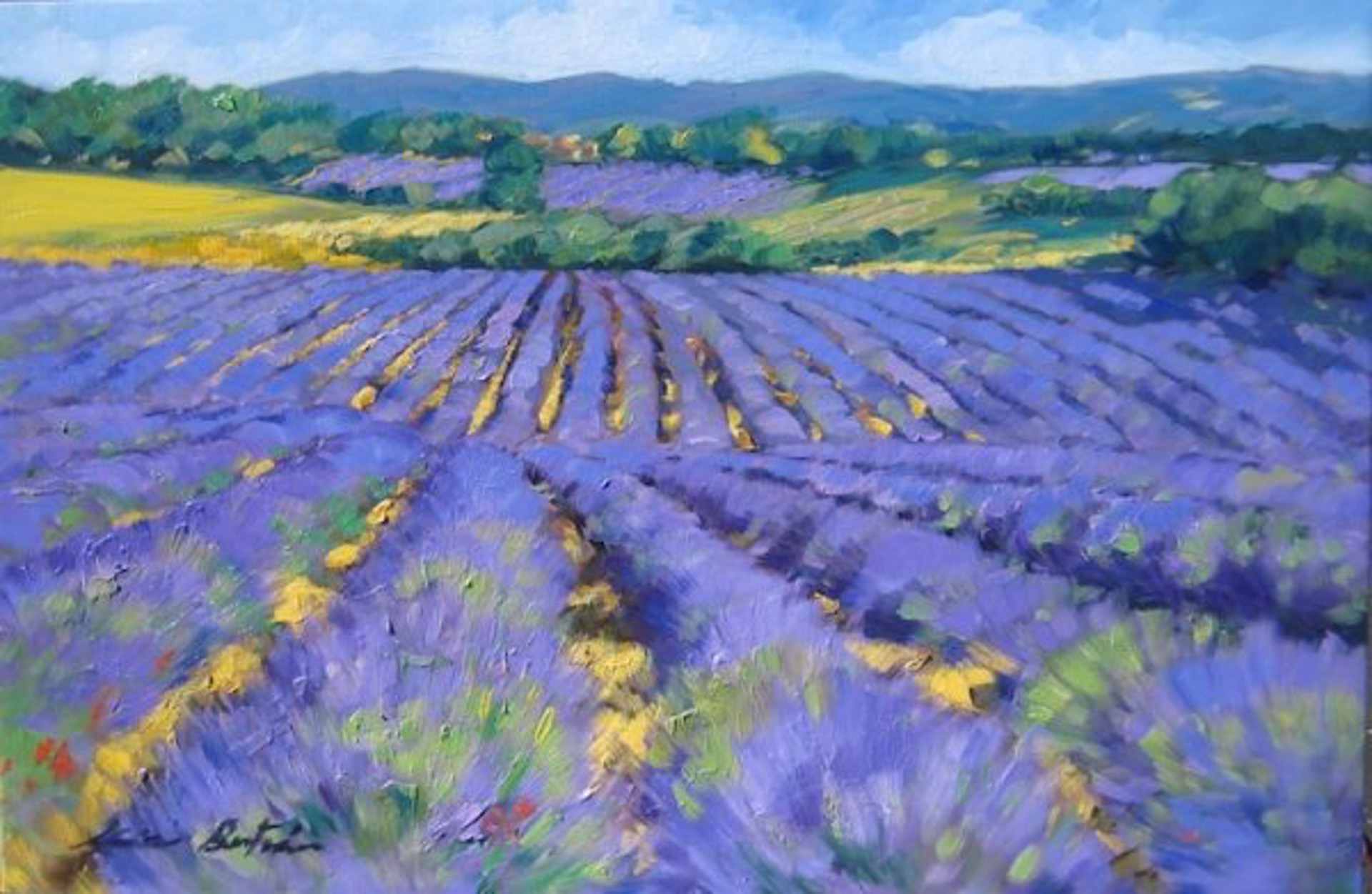Lavender Horizon by Maria Bertrán