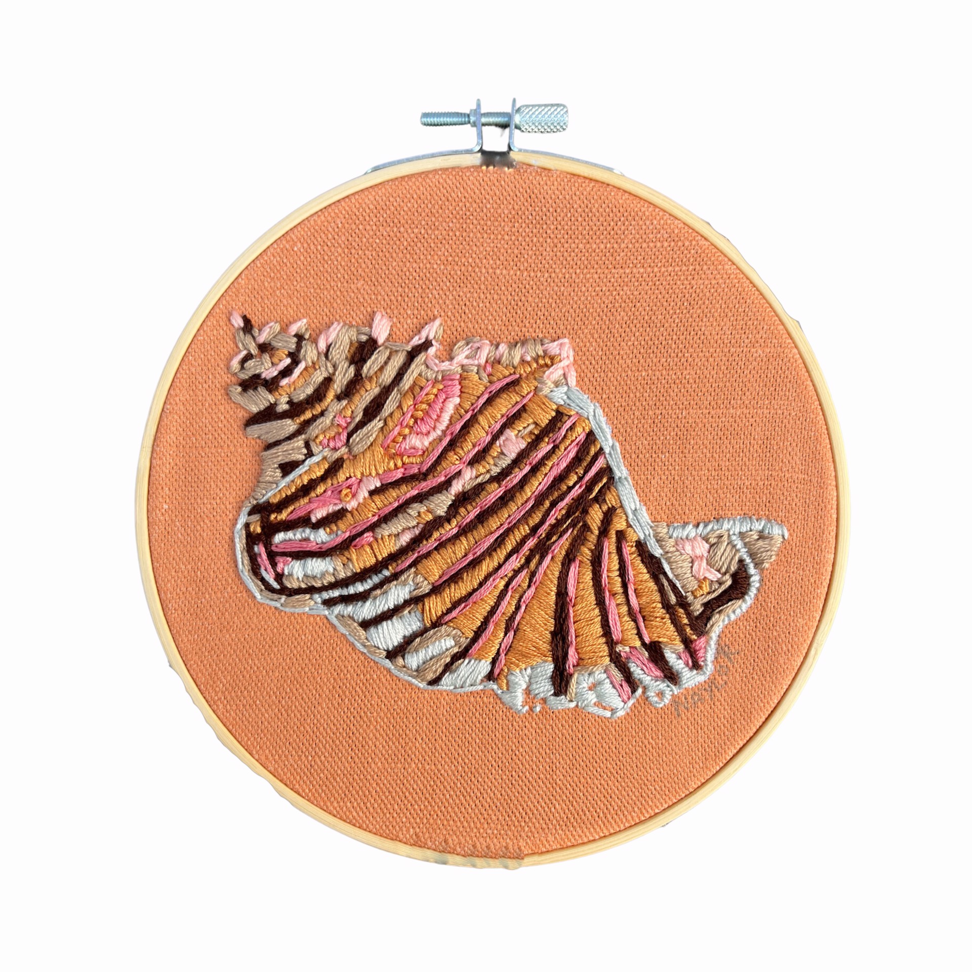 Conch Shell Embroidery Kit by Andrea Naylor