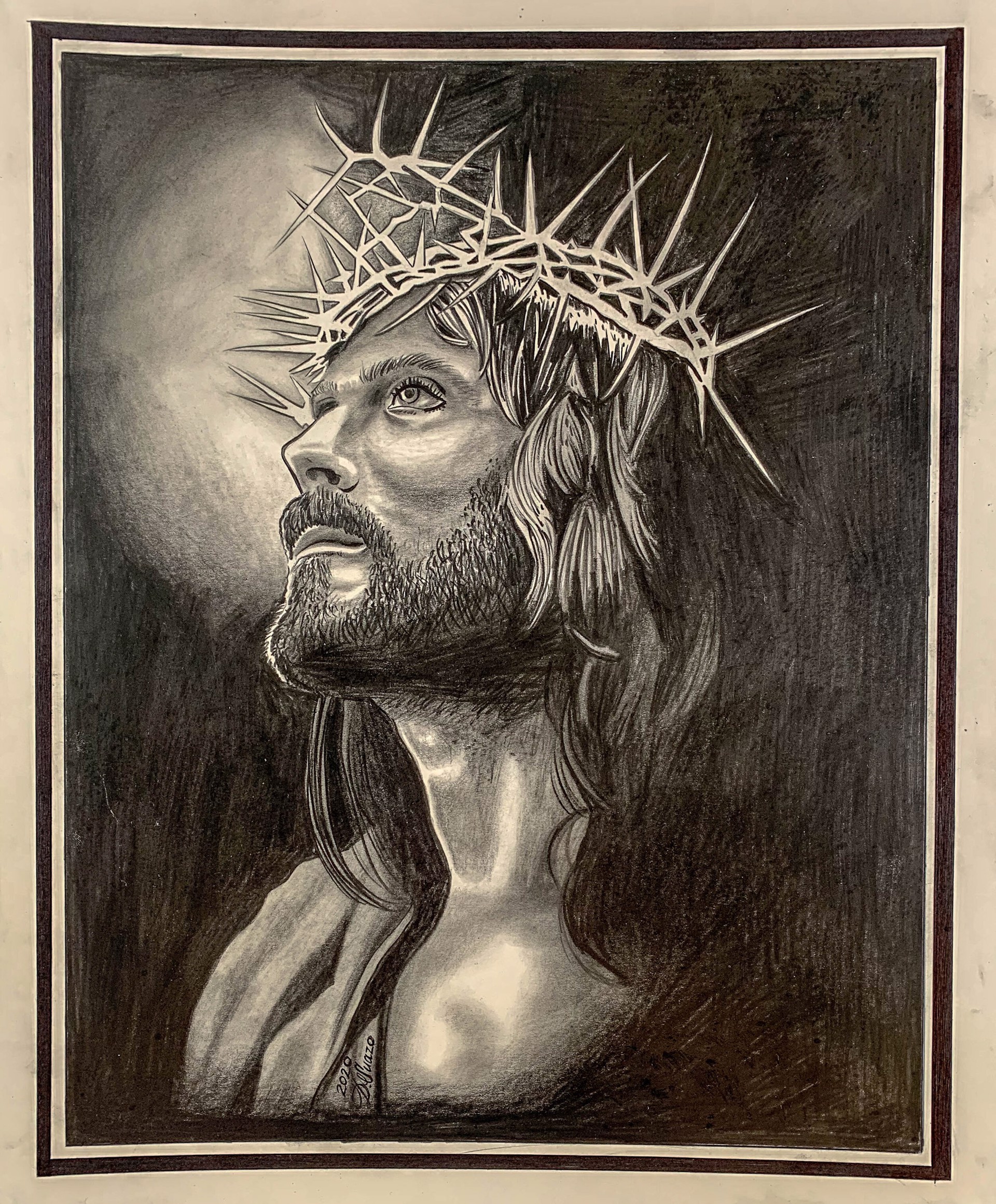 Portrait of Jesus by Daniel Suazo Jr.