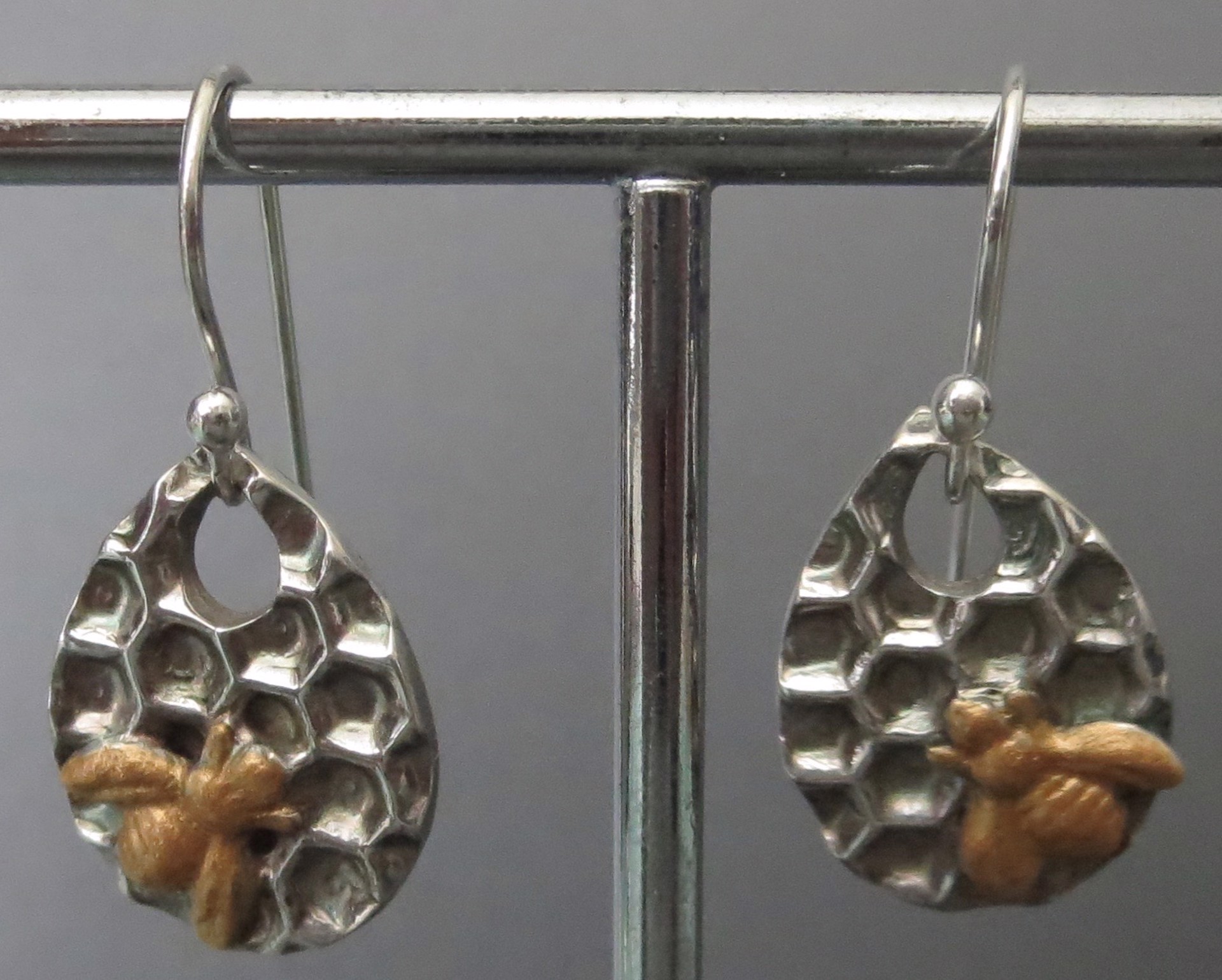 M-694 - Fine Silver Earrings by Donna Rittorno