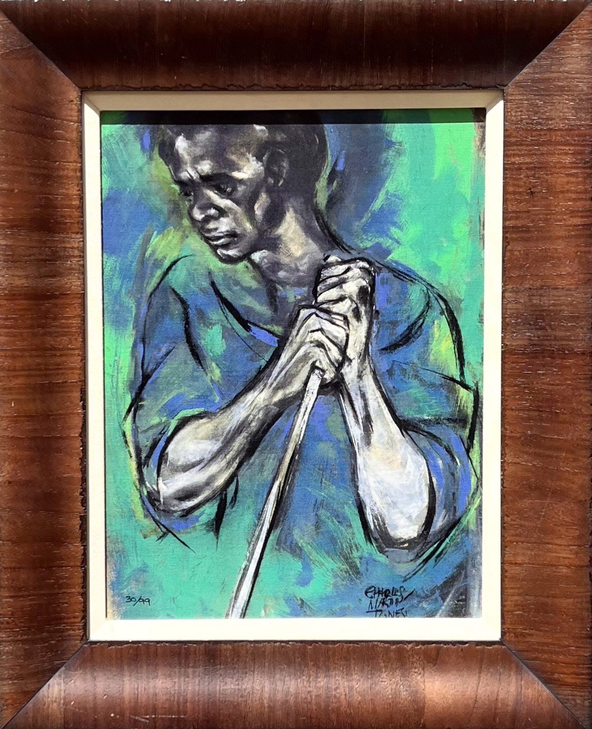 Man on Green and Blue by Chuck Jones